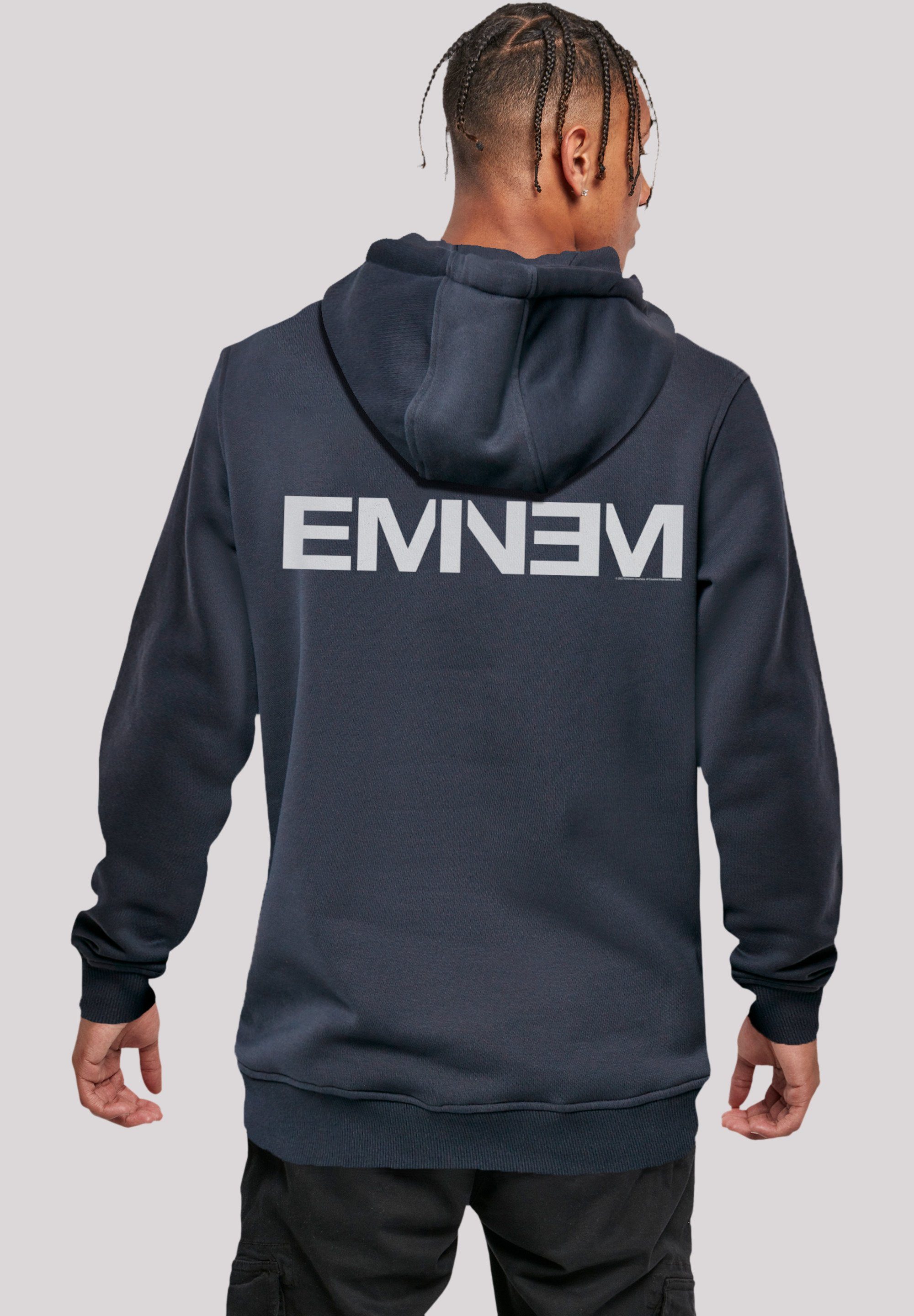 F4NT4STIC Hoodie Eminem Rap Music Premium Qualität, Band, Logo navy