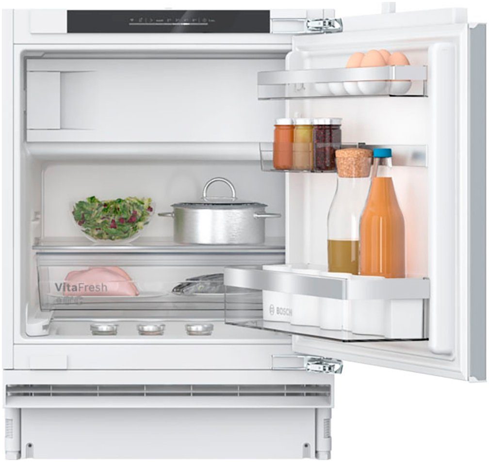 BOSCH Einbaukühlschrank Serie 6 KUL22ADD0, 82 cm hoch, 59,8 cm breit, Made in Germany, Warnsignal mit Ton oder Licht