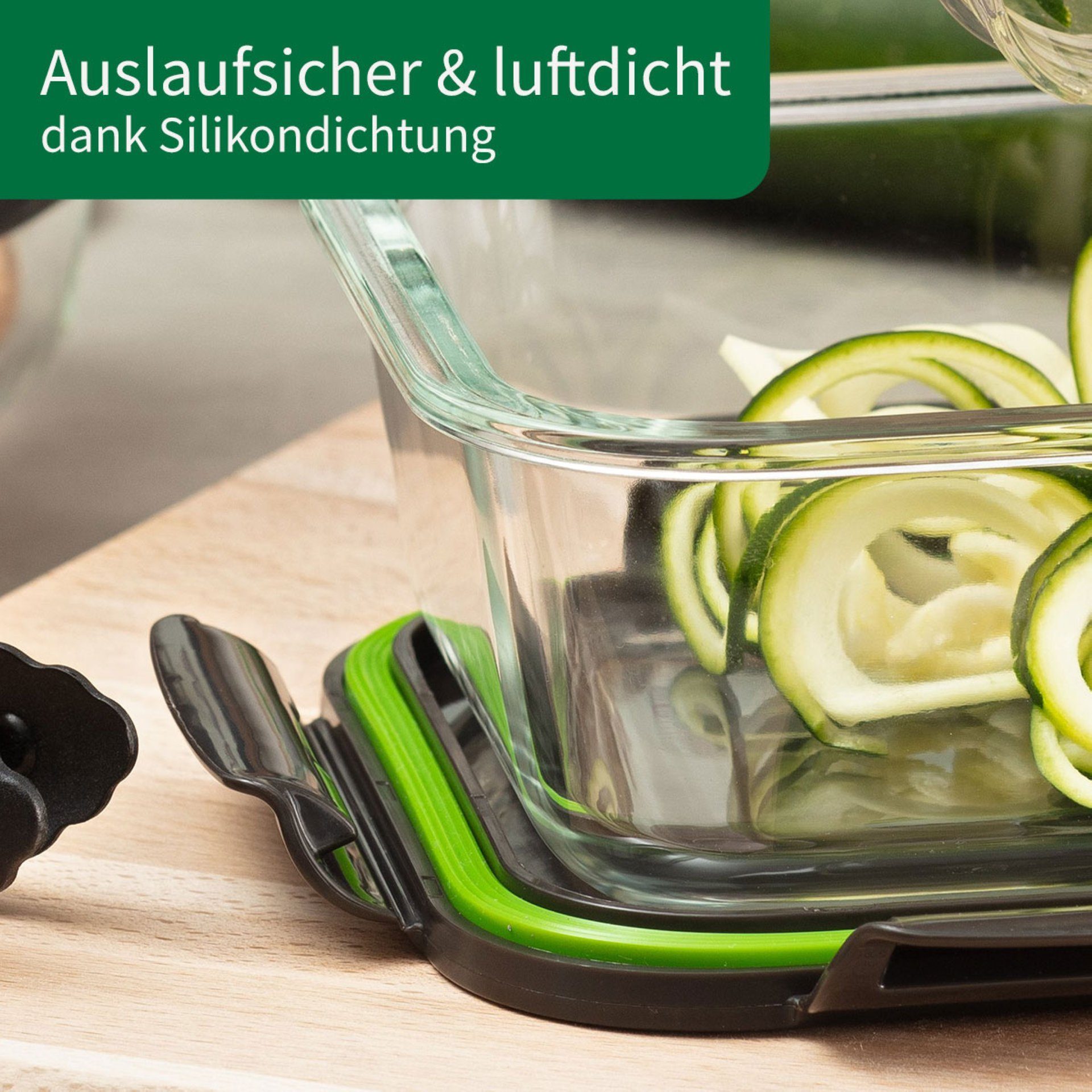 Chefkoch trifft Fackelmann Vorratsdose Aufbewahrungsglas, Frischhaltedose, Küchenorganizer