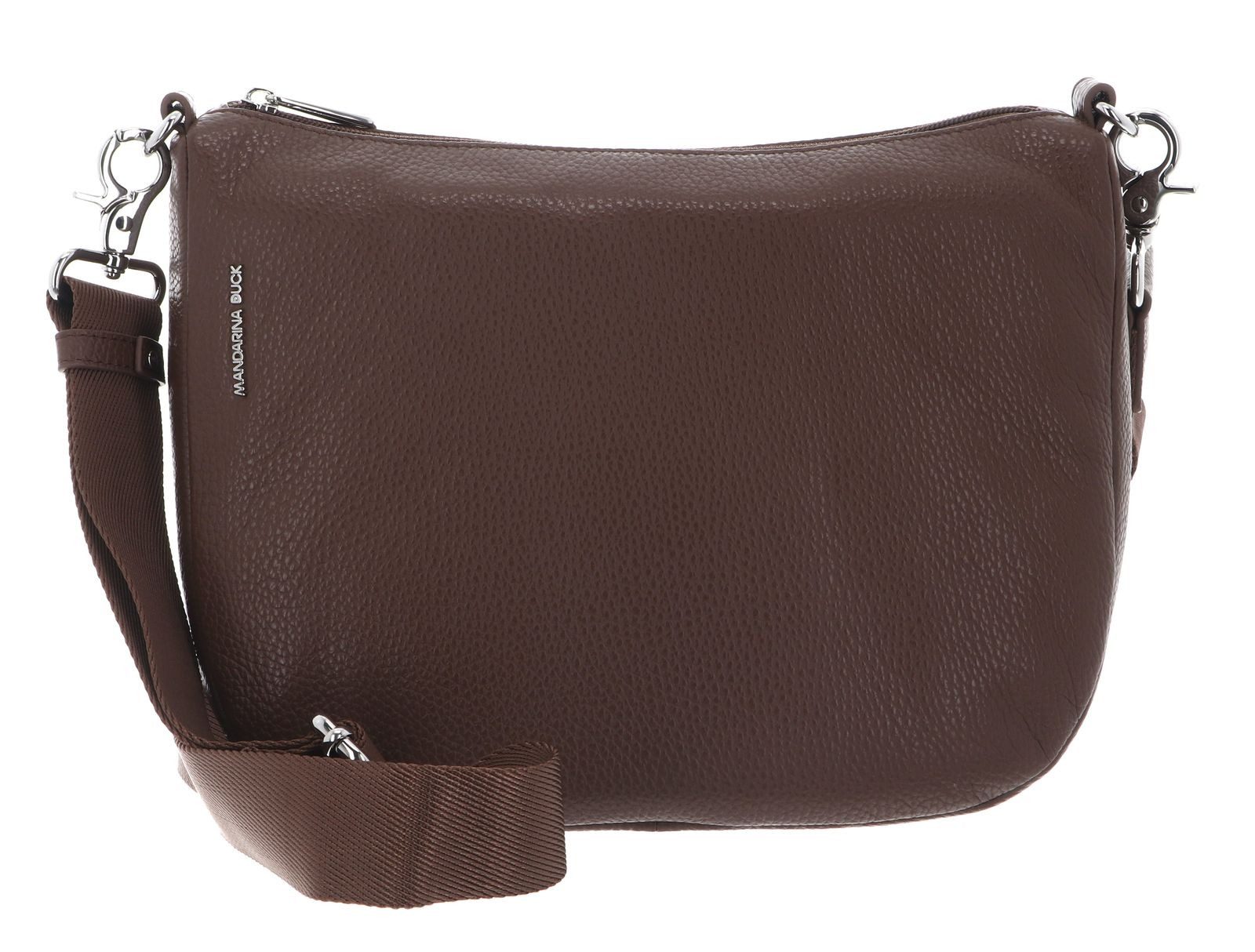 Mandarina Duck Schultertasche Hobo Bag, aus echtem Rindsleder