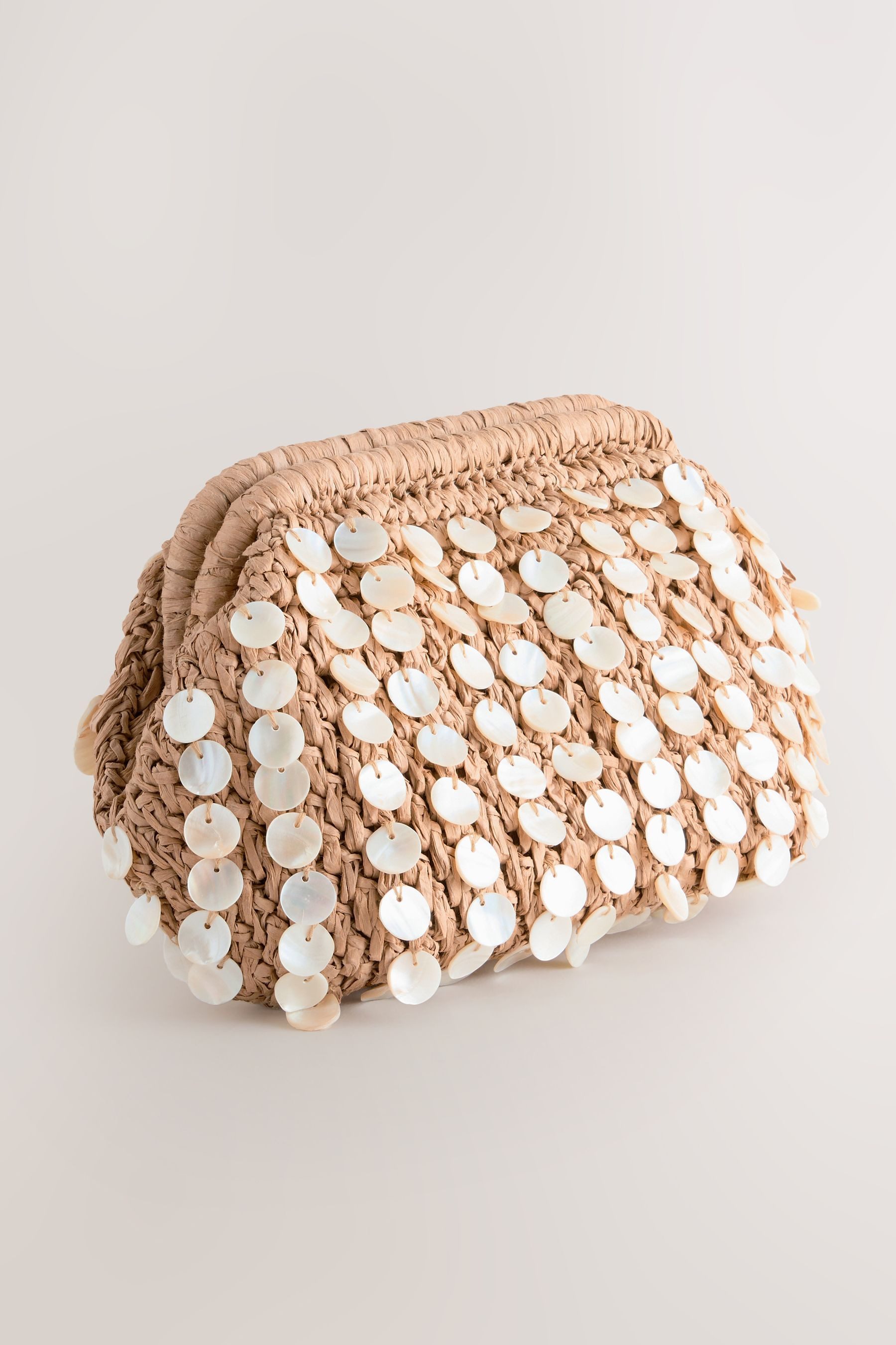 Next Clutch Bast-Clutch mit Muscheldesign (1-tlg)