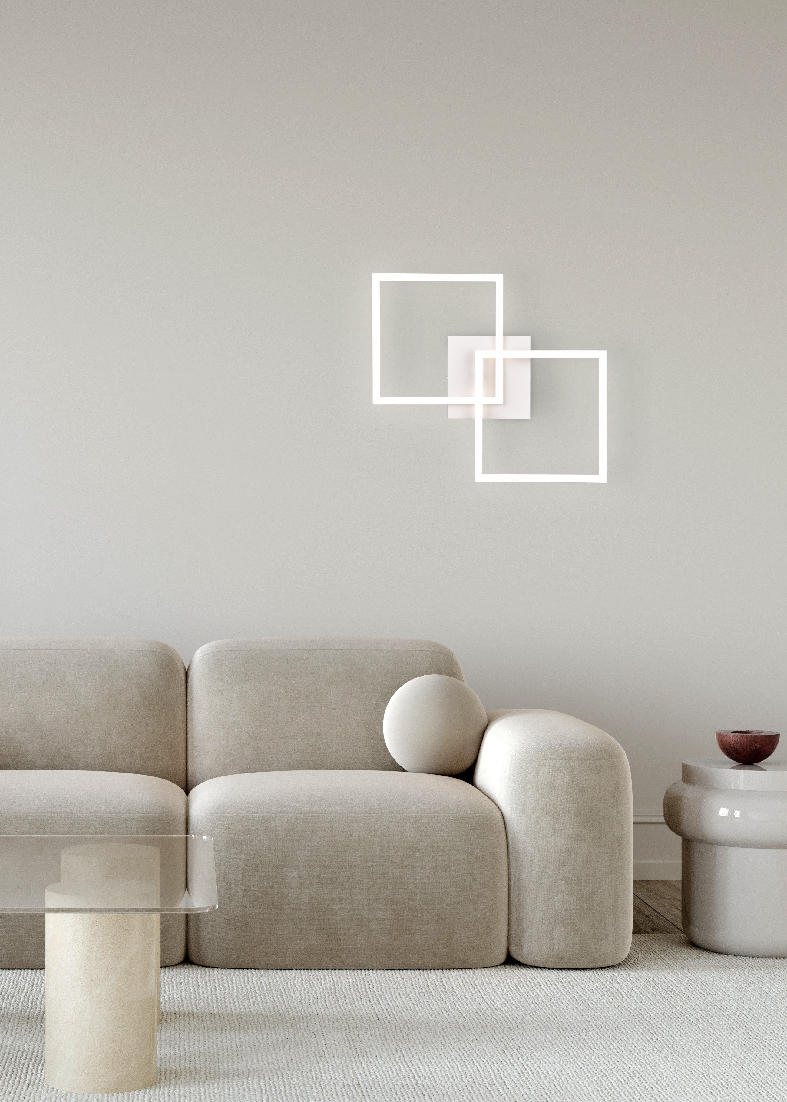 my home LED Deckenleuchte ANTJE, Deckenlampe, schwenkbare LED-Rechtecke, LE günstig online kaufen