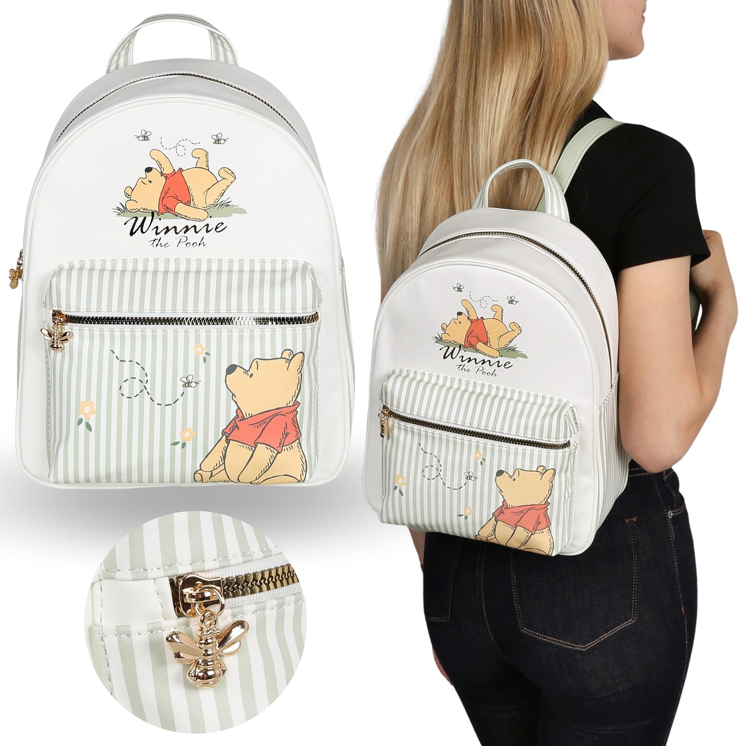 Sarcia.eu Cityrucksack DISNEY Winnie Puuh Damen Rucksack aus Leder, 32x19x26 cm