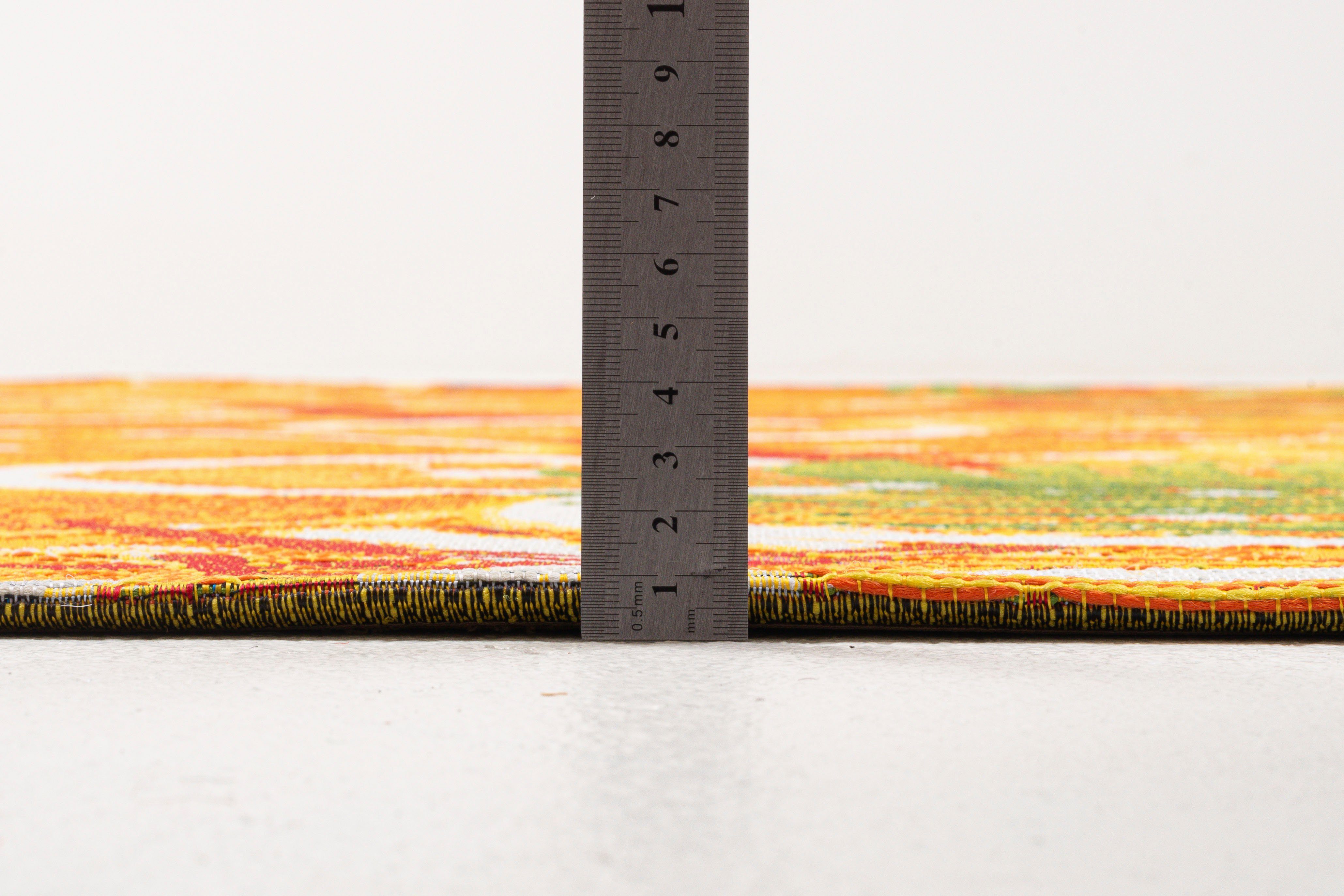 Teppich Rantum modernes rechteckig, 5 Design, geeignet Outdoor mm, Höhe: 001, und In- Flachgewebe, Sansibar, Sommer Beach