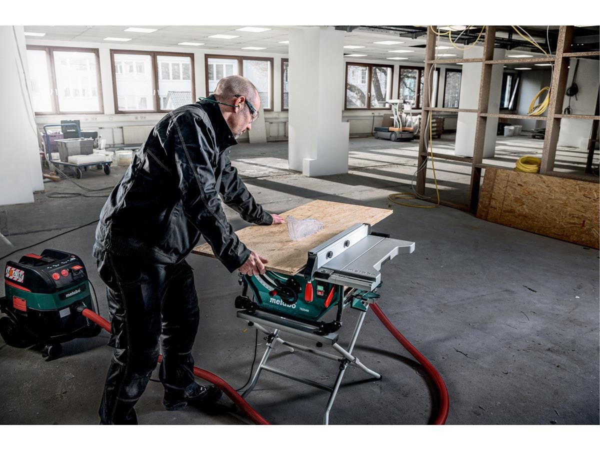 metabo Tischkreissäge TS 254 M 1500 W, im Karton, Wiederanlaufschutz, Sanftanlauf, feineinstellbarer Parallelanschlag – Bild 4 von 5