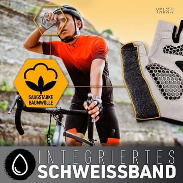 VELOElements® Fahrradhandschuhe VELOElements® Fahrradhandschuhe mit integriertem Schweiband, atmungsak