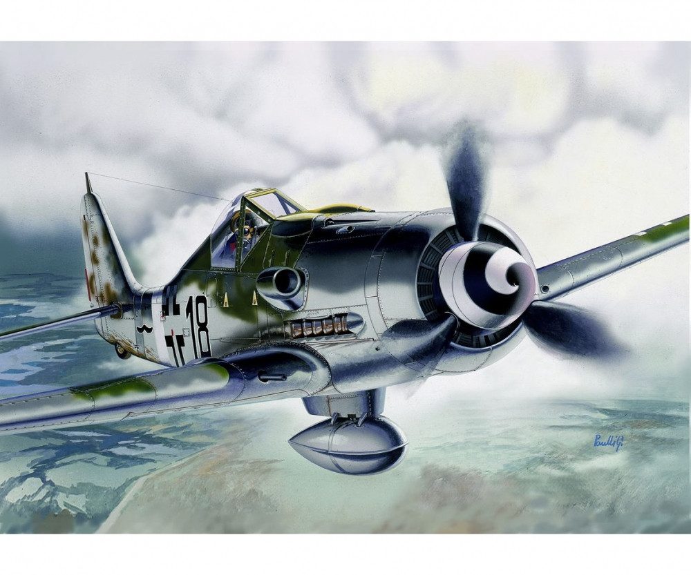 Modellbausatz Italeri 1:72 FW 190 D-9 Plastik Modellbausatz