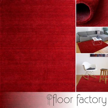 Wollteppich Gabbeh Teppich Karma, floor factory, rechteckig, Höhe: 15 mm, 100% Schurwolle, handgewebt