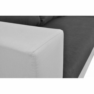 JVmoebel Sofa Designer Grau-weißes Ecksofa Moderner Stil Brandneue Couch Neu, made in Europe