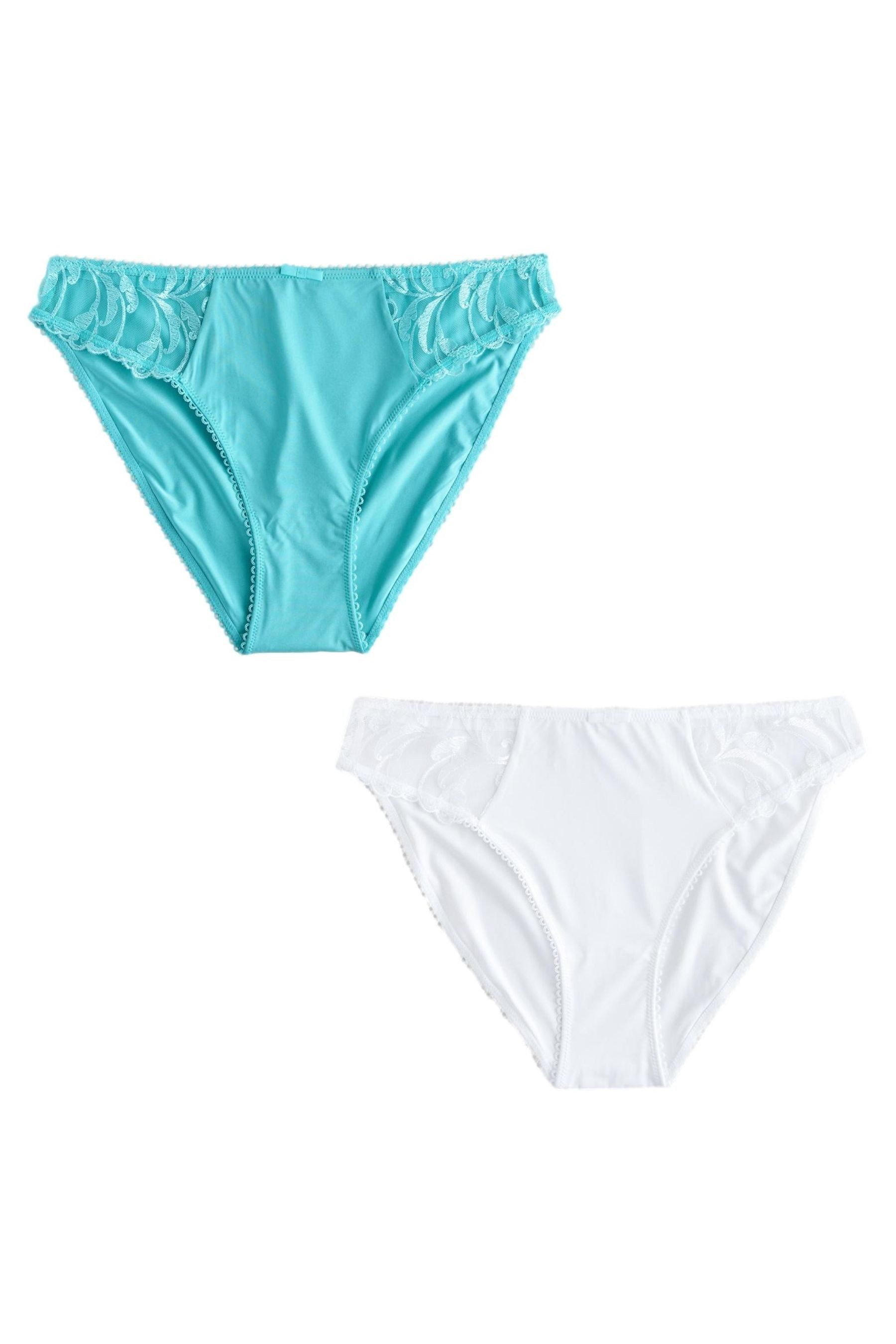 Slip Bestickte Slips, 2er-Pack
