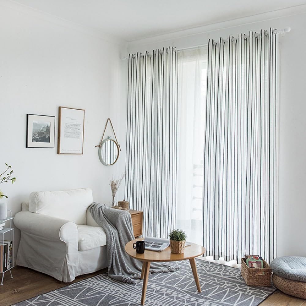 BYSURE Gardine, Ösen (2 St), halbtransparent, günstig online kaufen