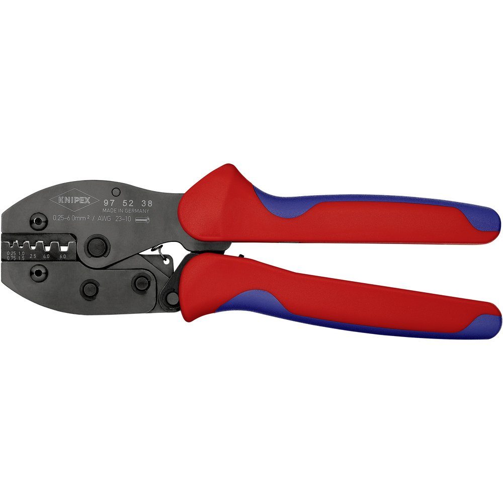 Thumbnail - Knipex Crimpzange Knipex PRECIFORCE 97 52 38 Crimpzange Aderendhülsen 0.25 bis 6 mm²