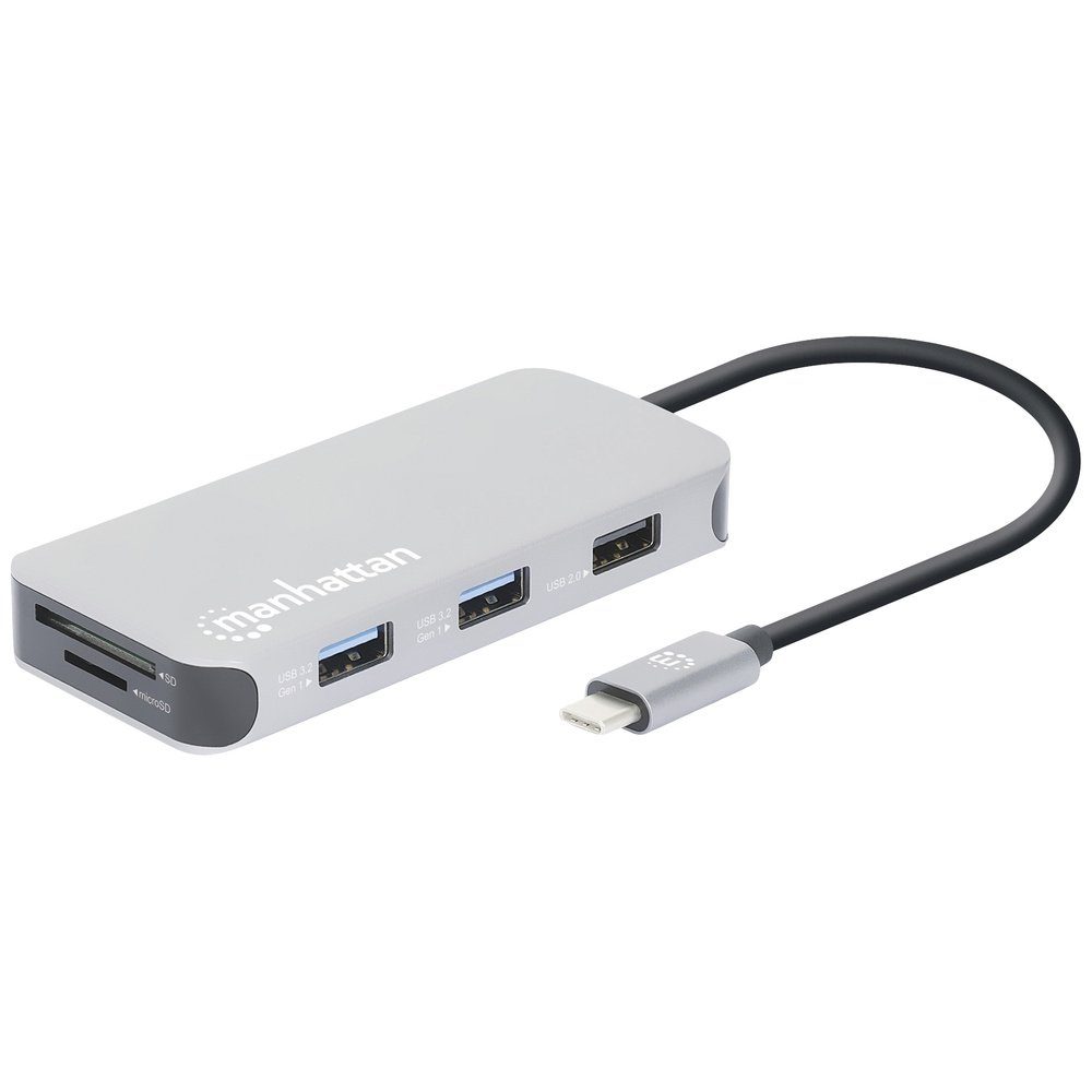 Laptop-Dockingstation Manhattan 130615 USB-C® Dockingstation USB-C® Power Delivery