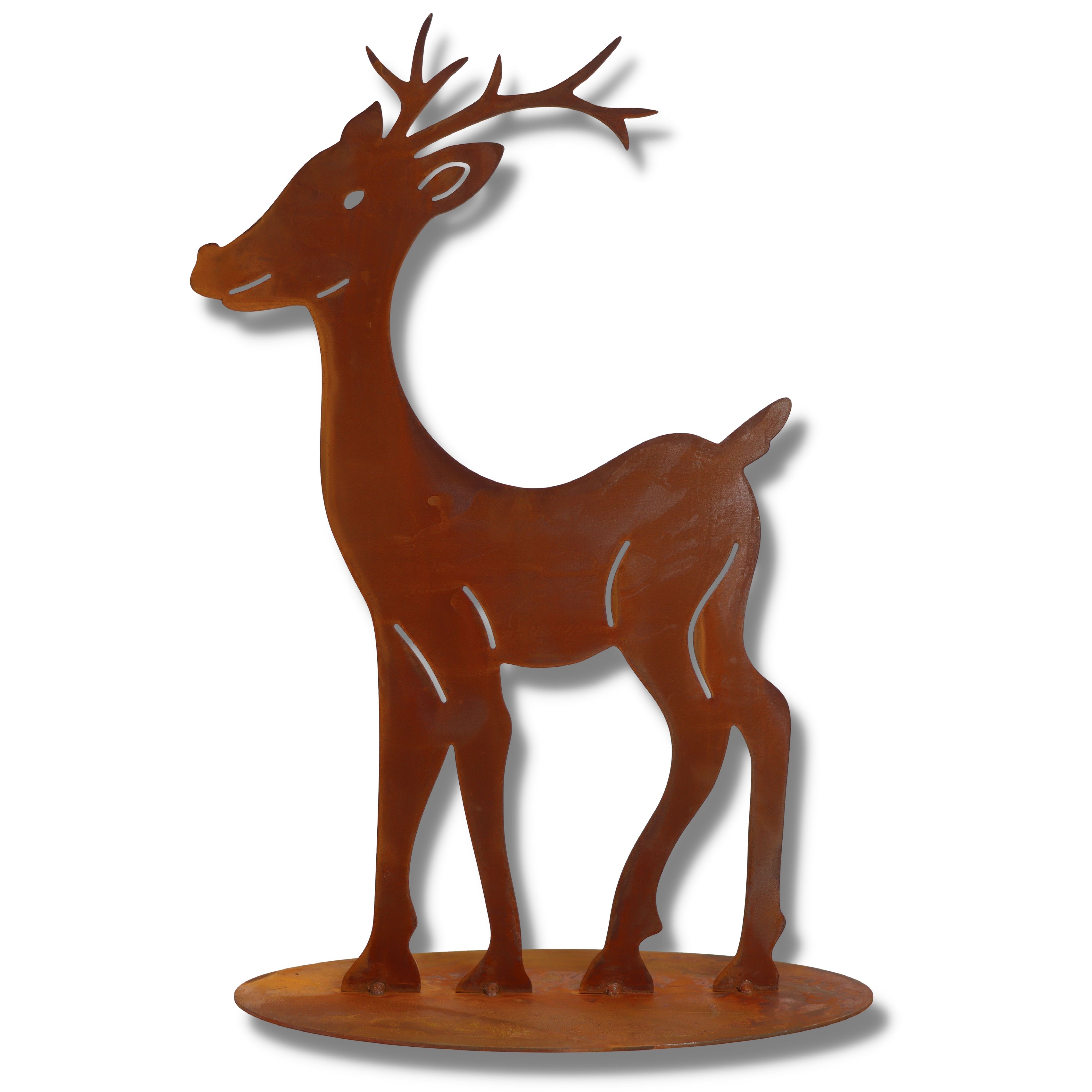 Weihnachtsfigur Rentier Figur Weihnachtsdeko aussen