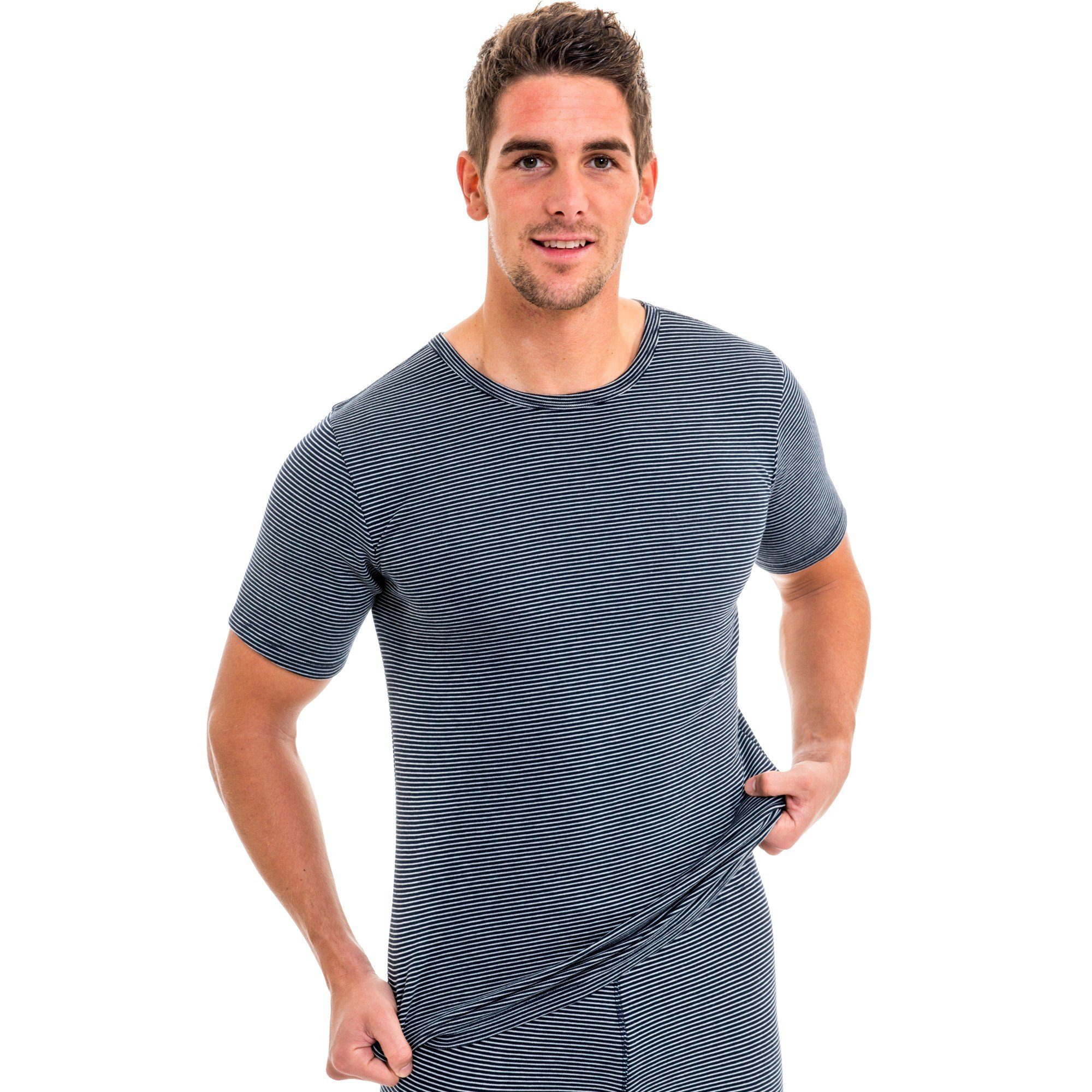 HERMKO Thermounterhemd 3684005 Herren Thermo kurzarm Unterhemd günstig online kaufen