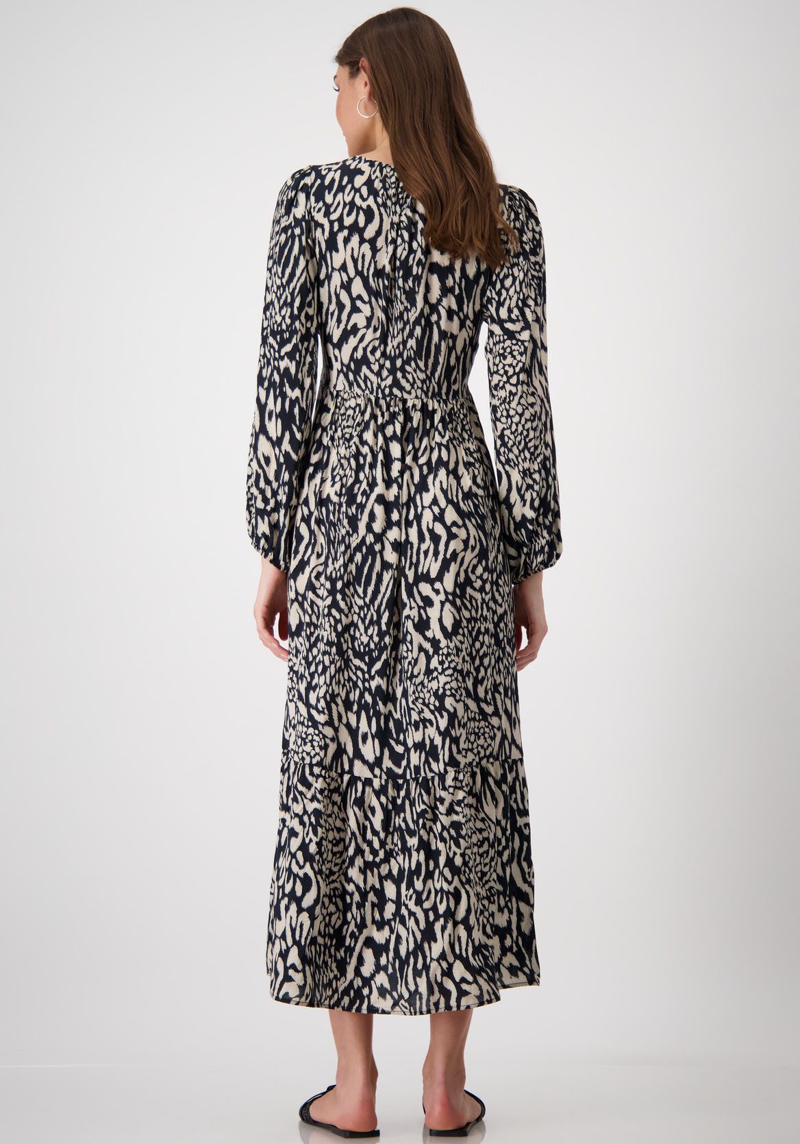 Monari Maxikleid mit Animalprint günstig online kaufen