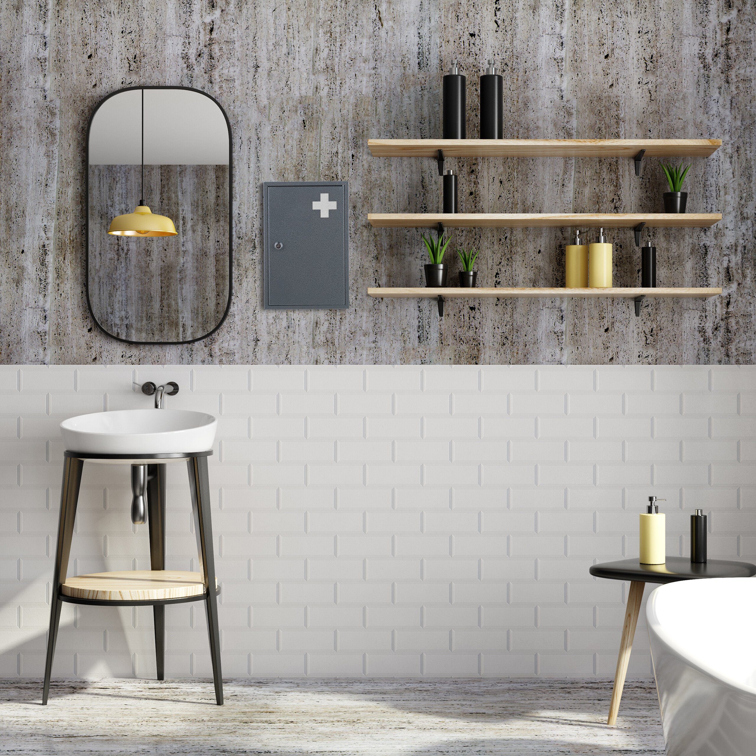 relaxdays Medizinschrank Abschließbarer Medizinschrank günstig online kaufen