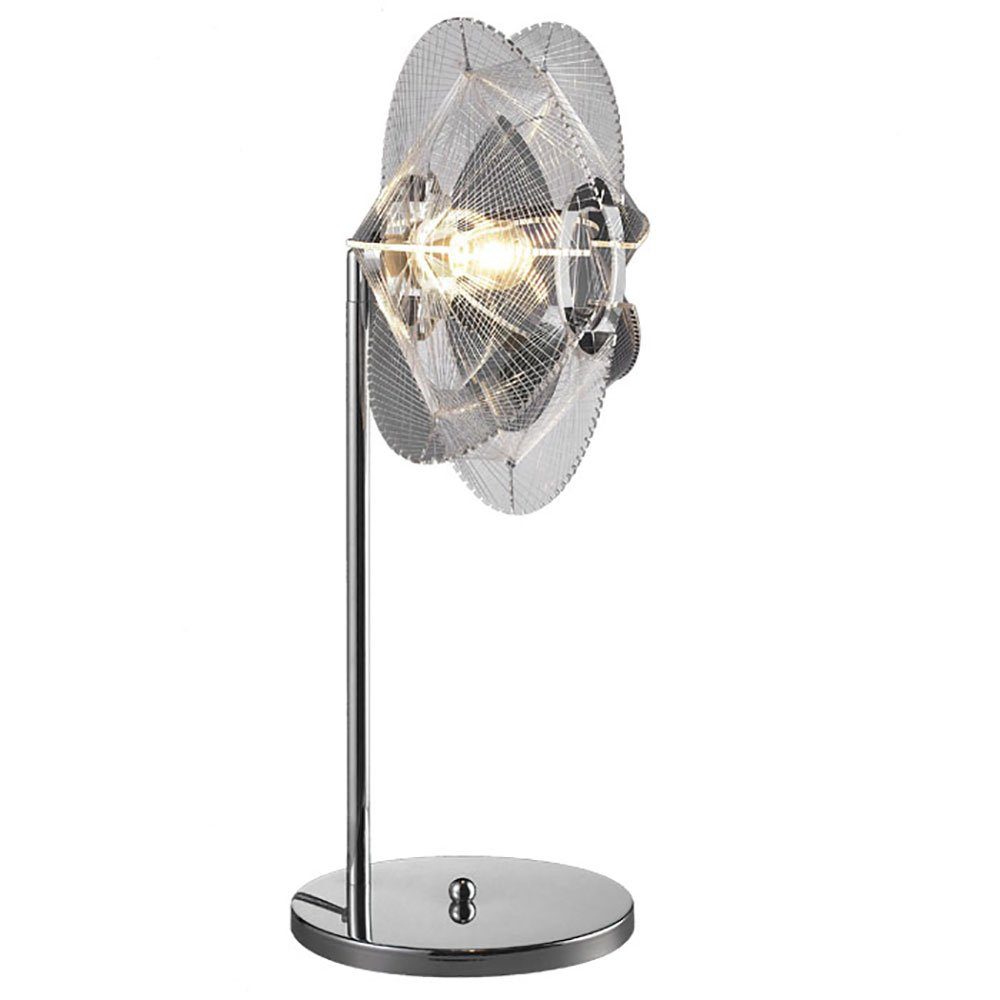 Tischleuchte LED LED etc-shop Tischleuchte, Watt inklusive, Leuchtmittel Tischlampe Spiegeleffekt Designer Lampe Modern 3 Warmweiß,