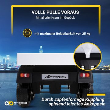 Actionbikes Motors Elektro-Kinderauto Anhänger für Mercedes Benz Actros, Belastbarkeit 25 kg, (1-tlg), Erweiterung zum Mercedes Benz Actros - max. 25 kg