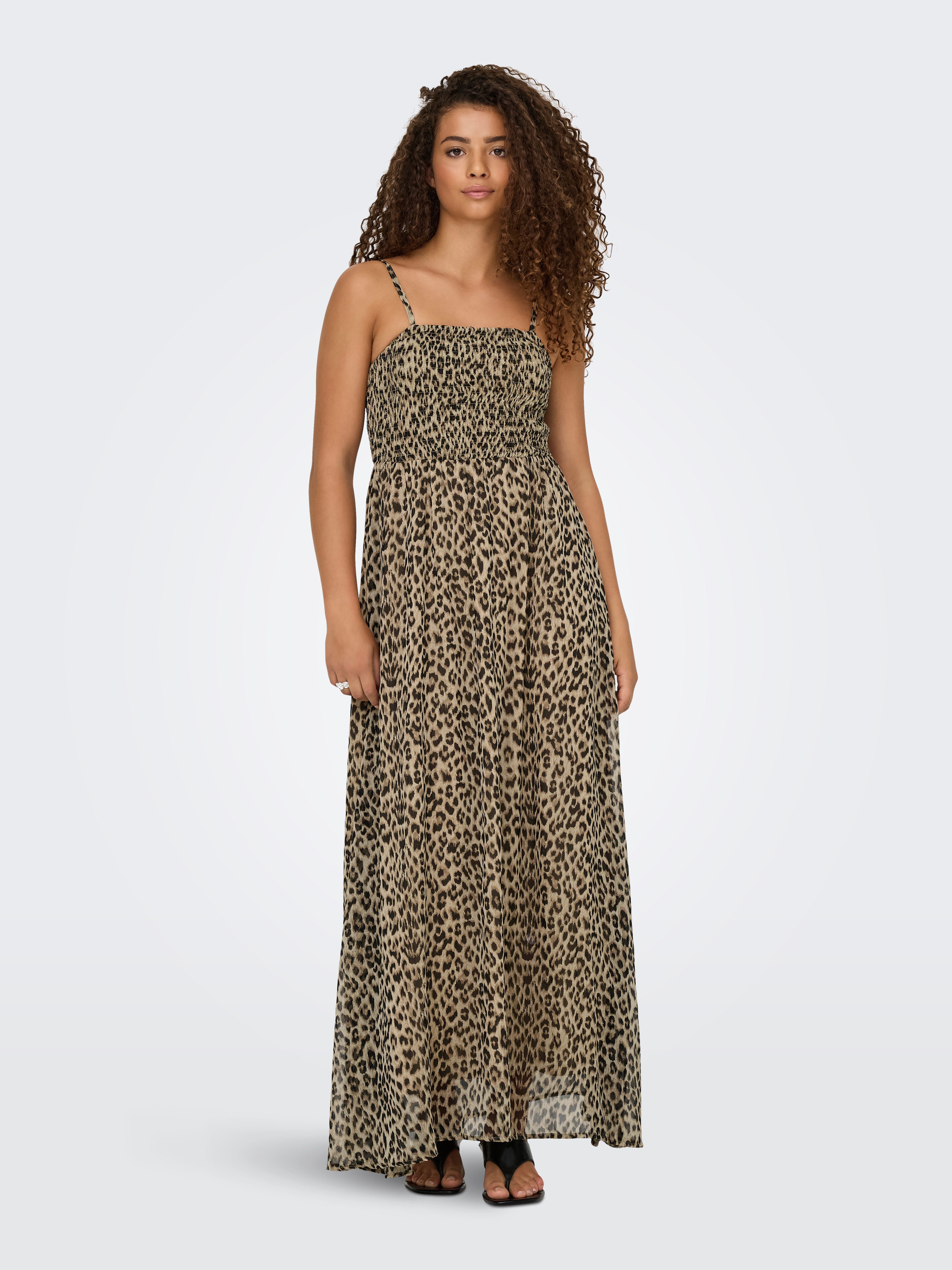 ONLY Maxikleid ONLELENA VIKKI LIFE STRAP ANK DRESS WVN Sommerkleid günstig online kaufen