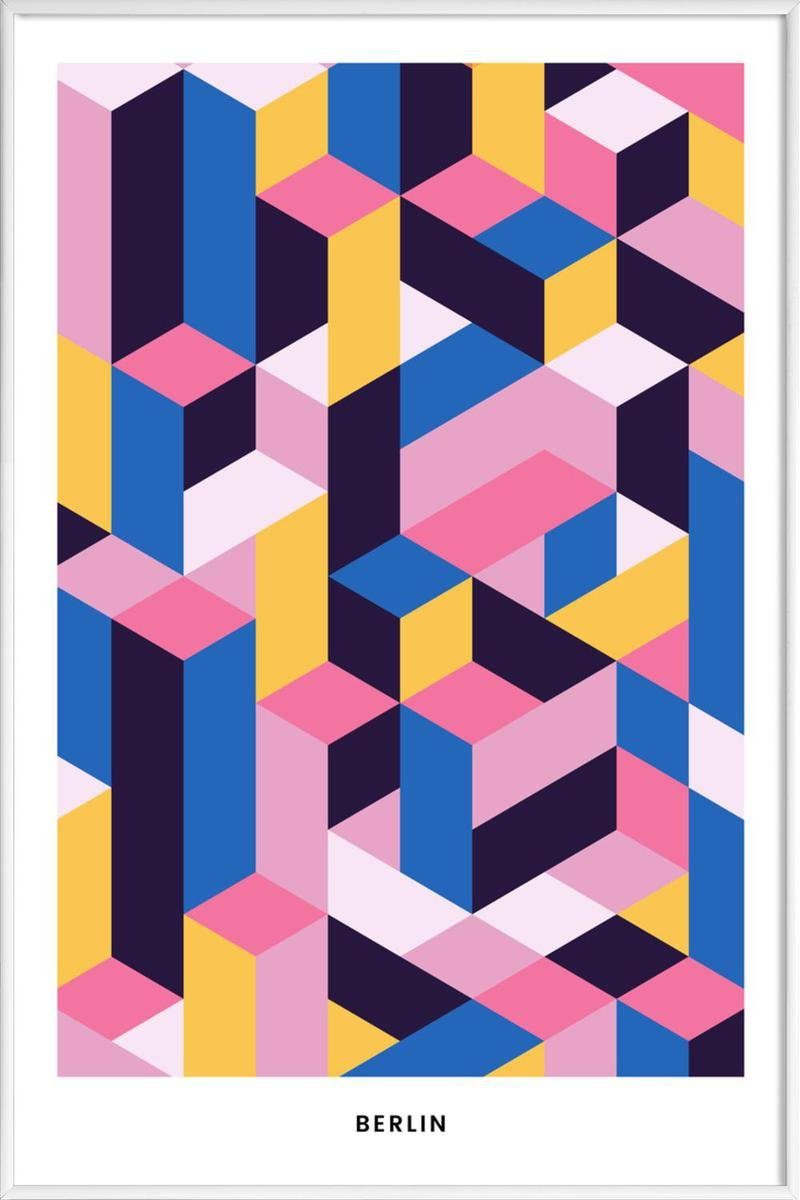 Juniqe Poster Poster mit Kunststoffrahmen, daylight design studio (1 St), Fine-Art-Print in Galeriequalität mit einem 1 cm breiten, weißen Rand