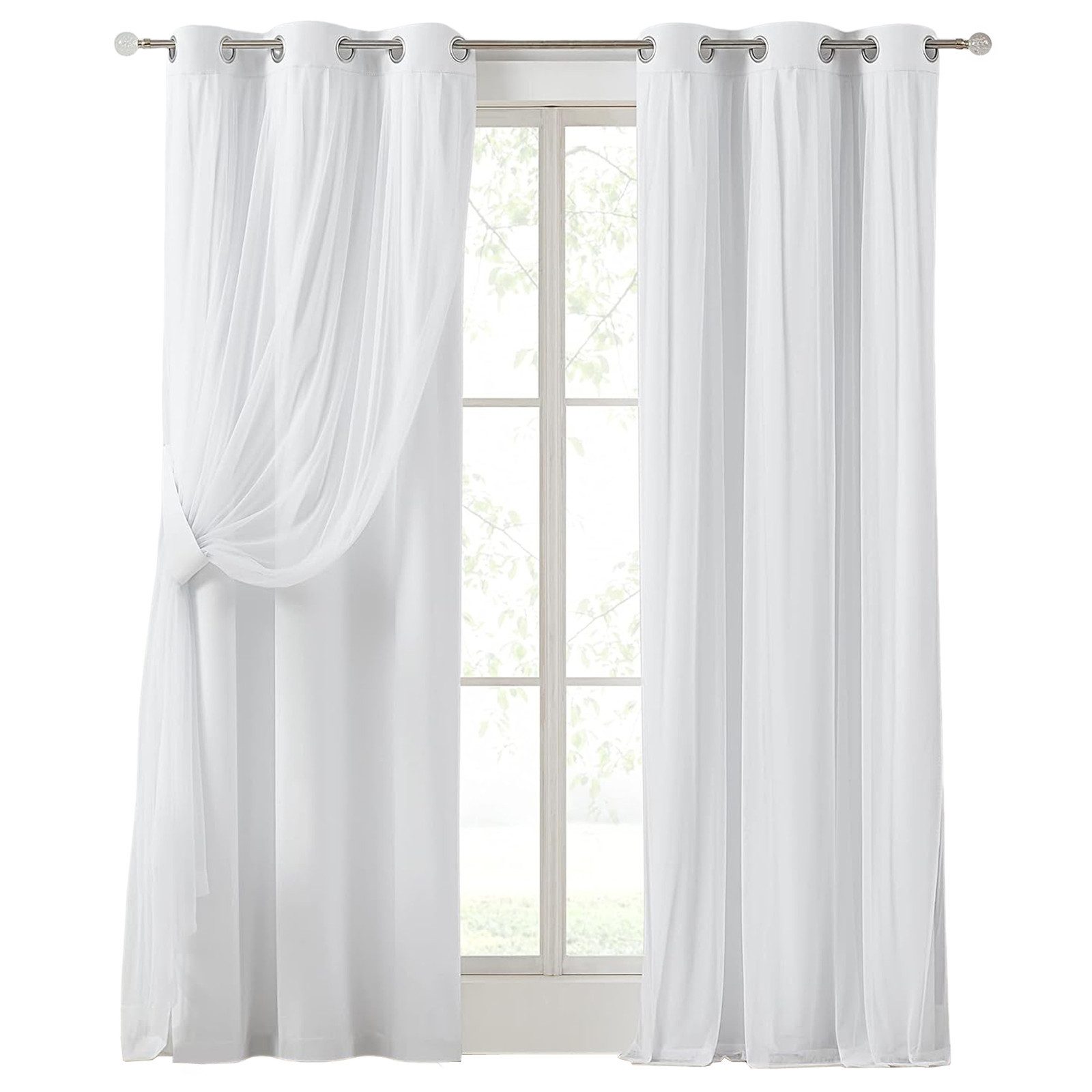 Kaket Verdunkelungsvorhang Verdunkelungsvorhänge mit Doppelschicht, Verdunk günstig online kaufen