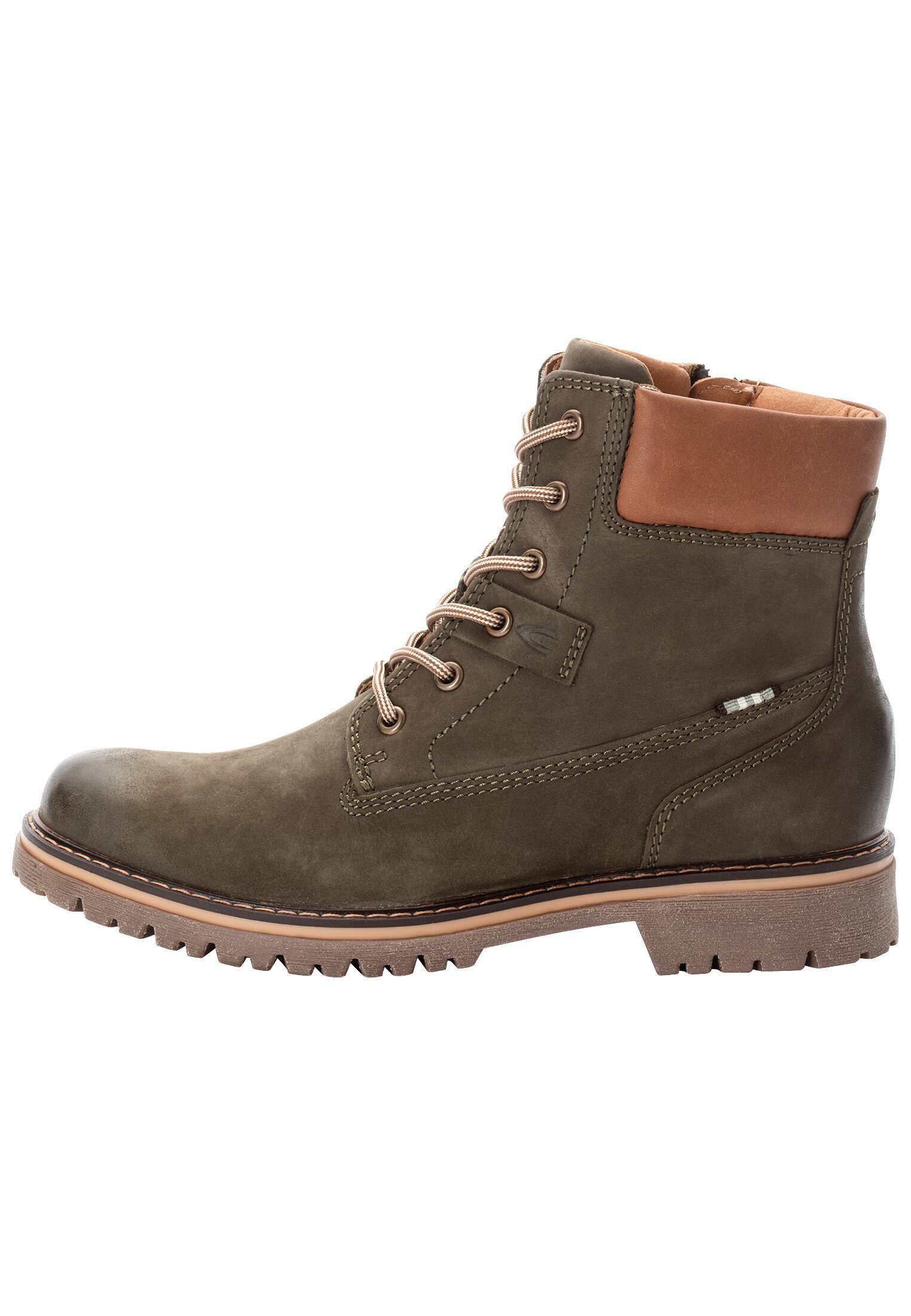 mit warmem Wollfutter Schnürstiefel