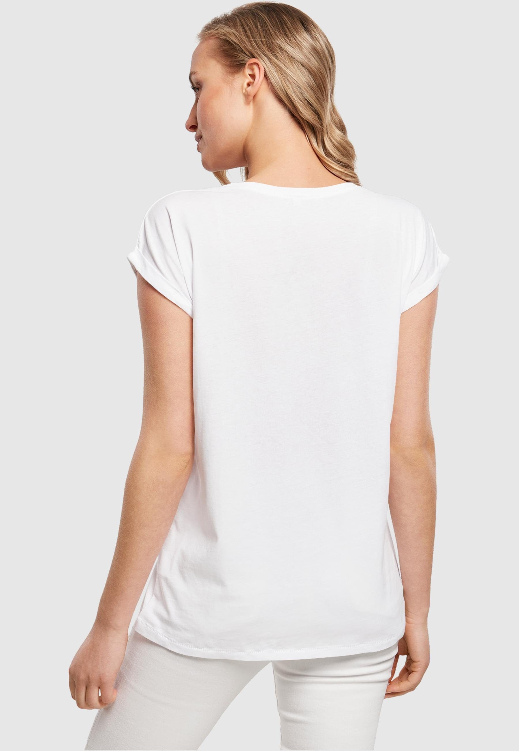 (1-tlg) white T-Shirt Damen Merchcode