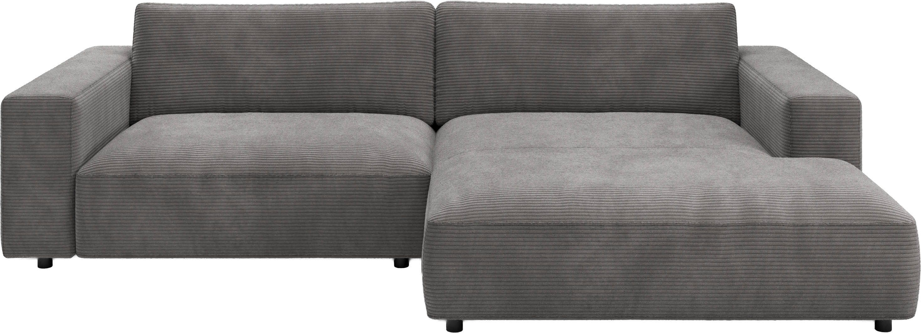Musterring Ecksofa MR LUCIA, Charakterstarker Lounge-Komfort von Musterring, XXL-Longchair, erstklassige Kammerkissen & zeitloser Look