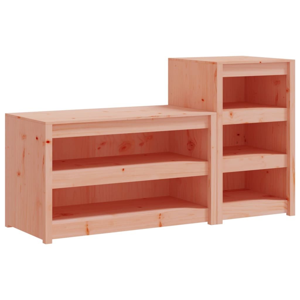 furnicato Outdoor-Küchenmodul Outdoor-Küchenschrank aus massivholz 106x55x64 cm & 55x55x92 cm natur (2-St)