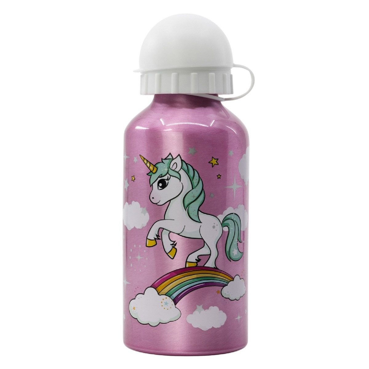 unicorn Trinkflasche Aluminium Trinkflasche 400 ml – Auslaufsicher & Praktisch