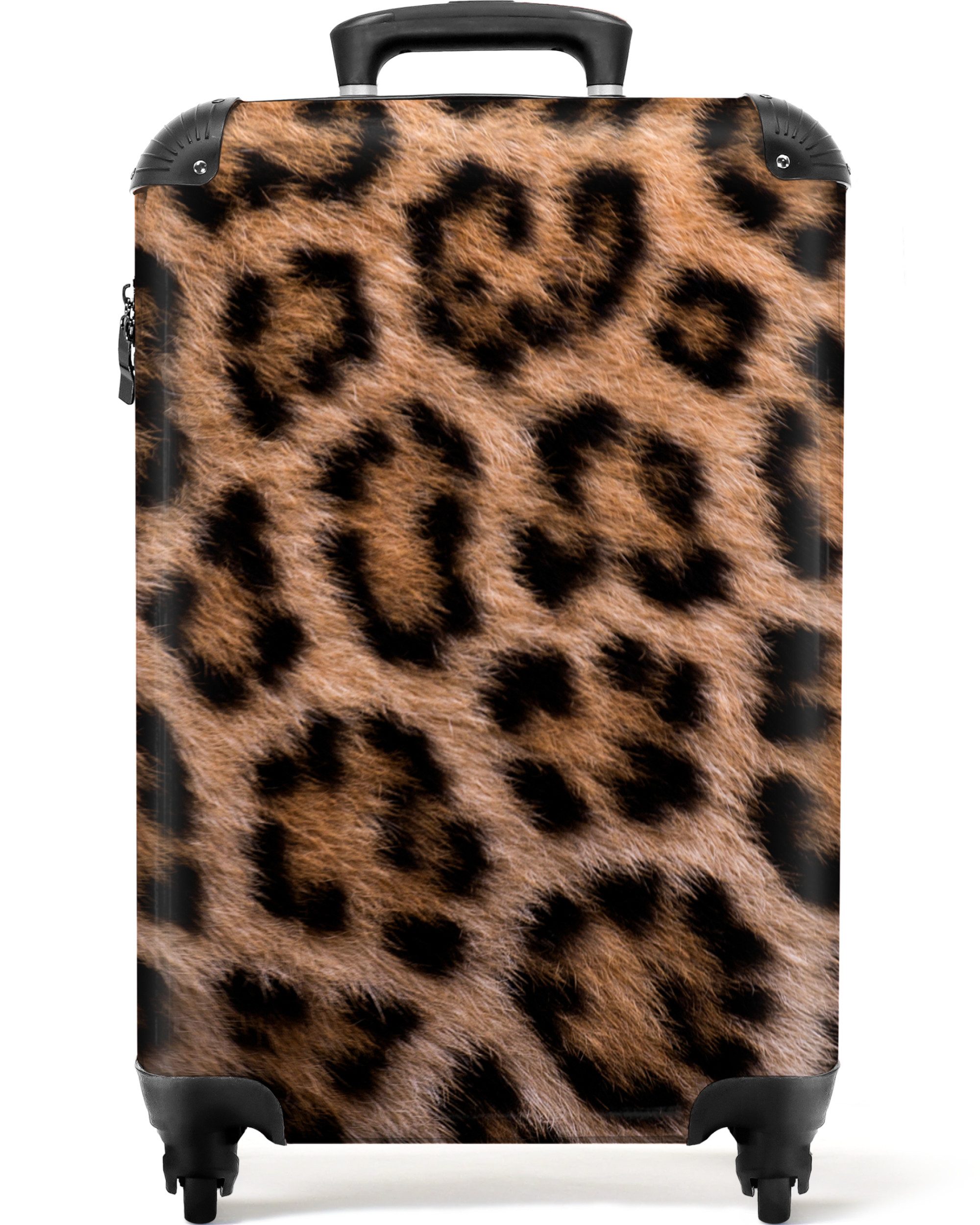 NoBoringSuitcases.com© Hartschalen-Trolley Panther Druck - Tiere günstig online kaufen