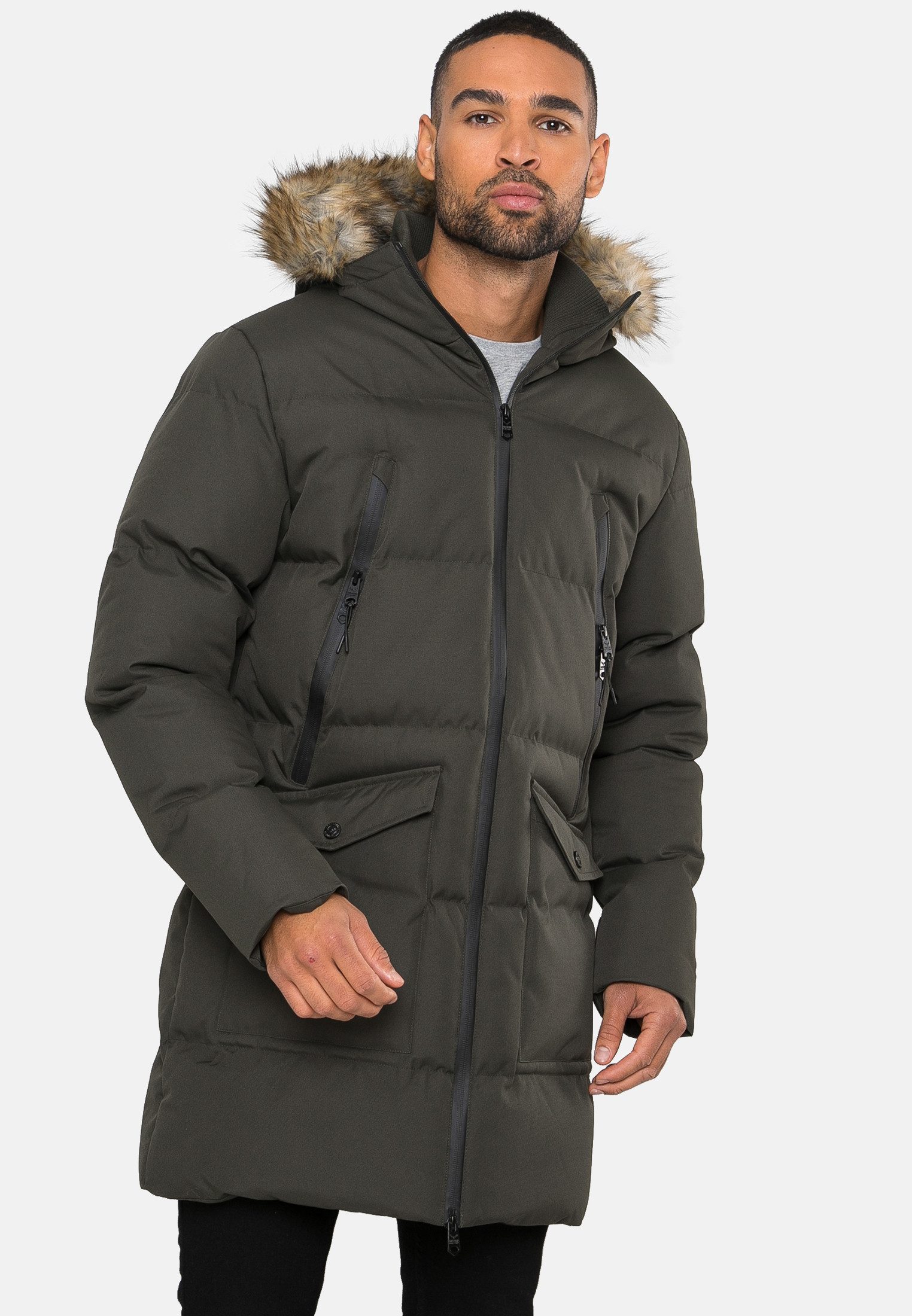 Threadbare Wintermantel (1-tlg) mit kuschelige Kapuze günstig online kaufen
