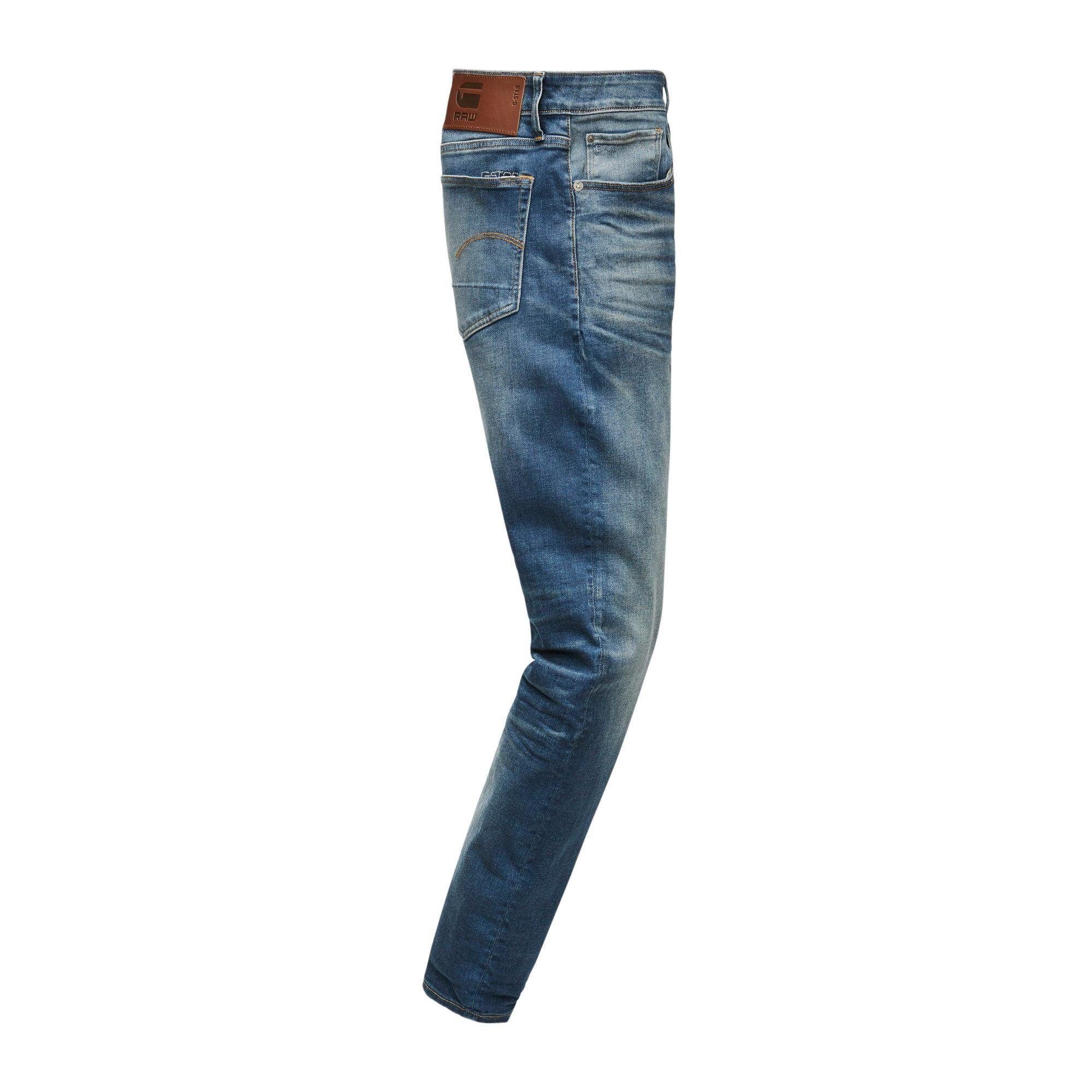 G-STAR Slim-fit-Jeans 3301 Slim mit toller Waschung und Elasthan – Bild 5 von 5