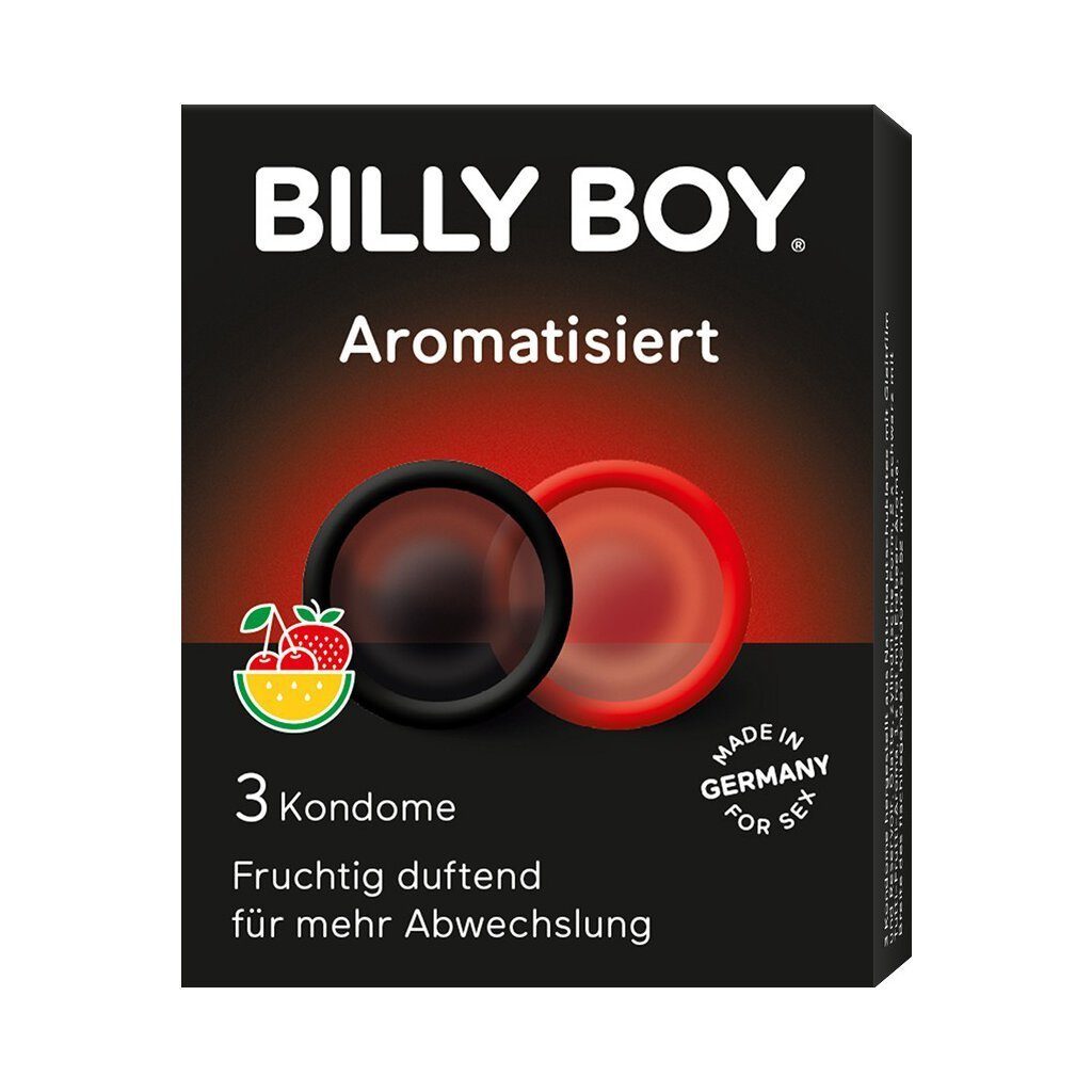 Aromatisiert Billy Einhand-Kondome St. 3 BOY Boy BILLY