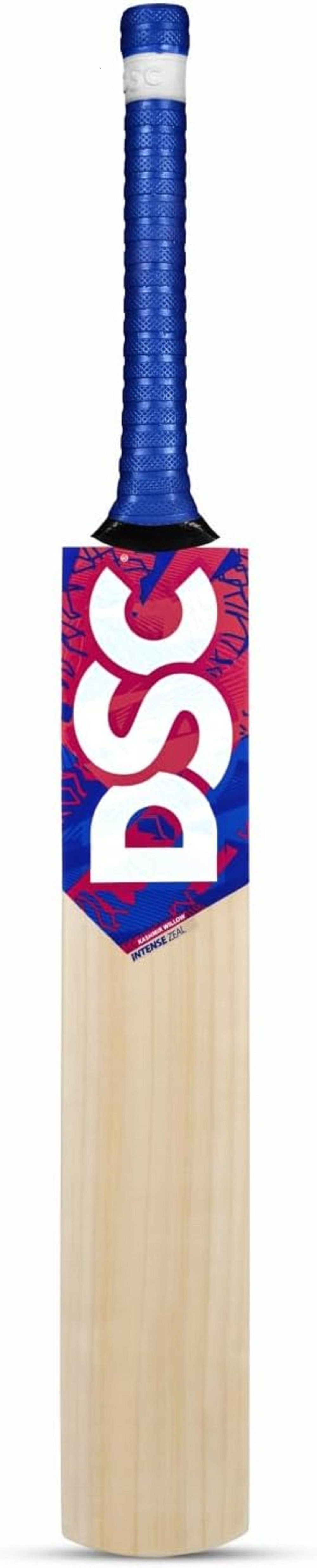 DSC Badmintonschläger Intense Zeal Cricketschläger für Herren und Jungen, (LEICHTGEWICHTIGE KONSTRUKTION, Leicht, Kostenlose Hülle, Spielbereit), HOCHWERTIGE KONSTRUKTION