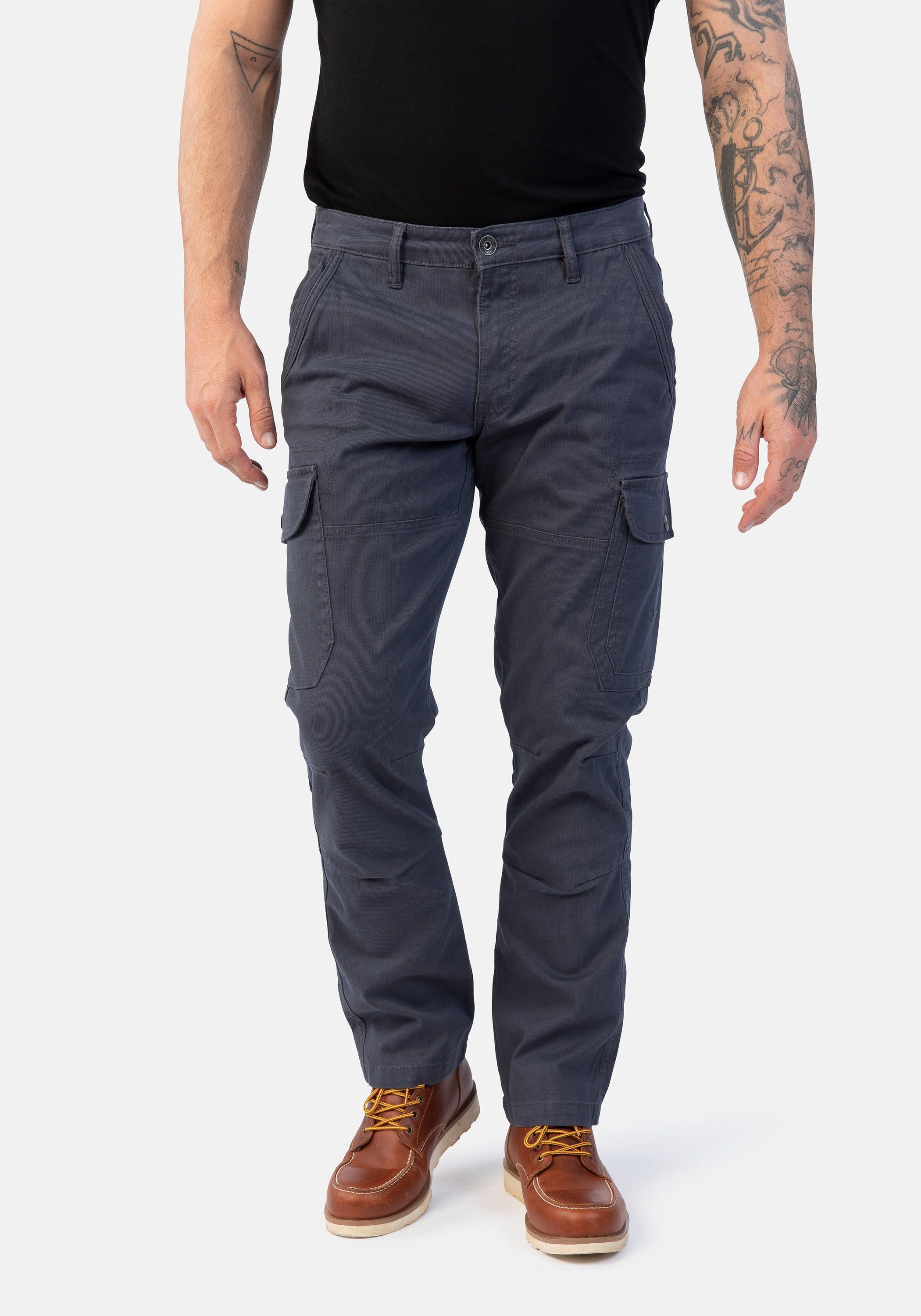 HERO by John Medoox Cargohose Cargohose Kingston Hero by John Medoox (1-tlg) shadow blue