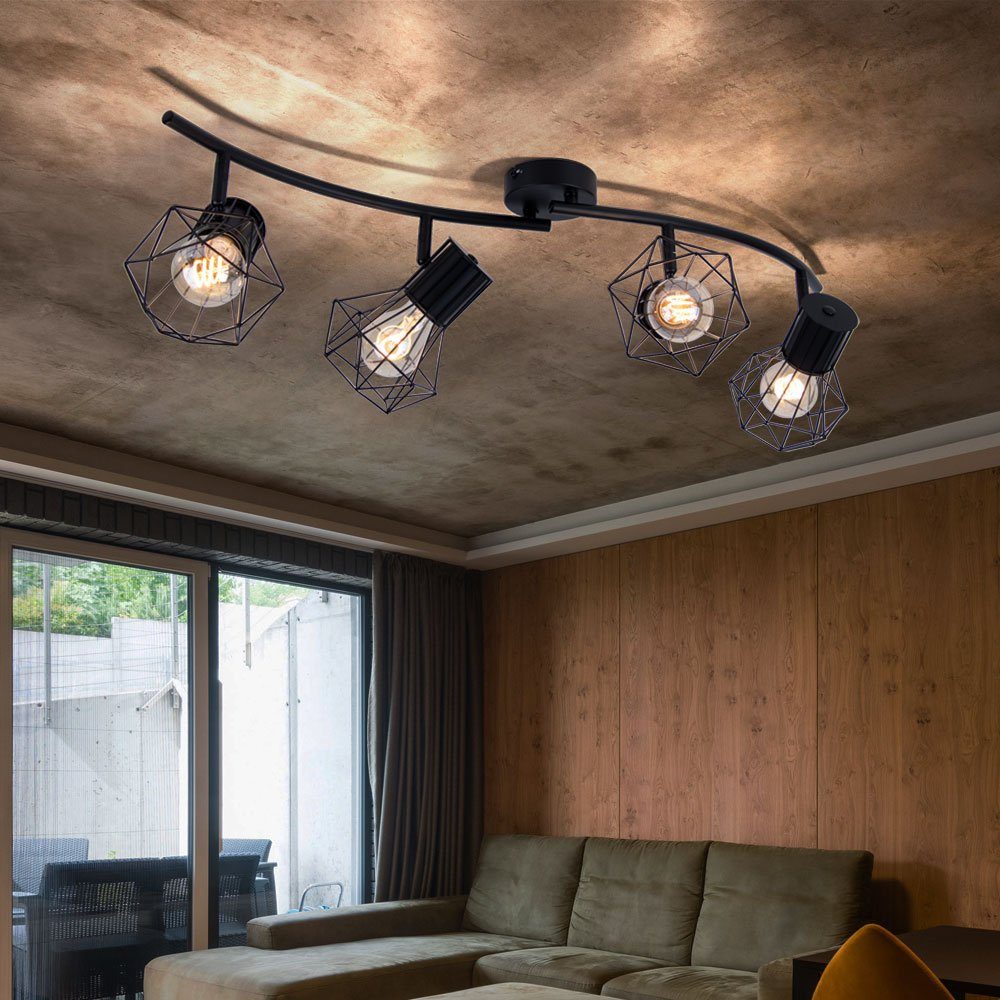 Globo Leiste Decken Zimmer inklusive, Flur LED Leuchtmittel nicht Strahler Balken Ess Deckenleuchte, Leuchte schwenkbar Spot