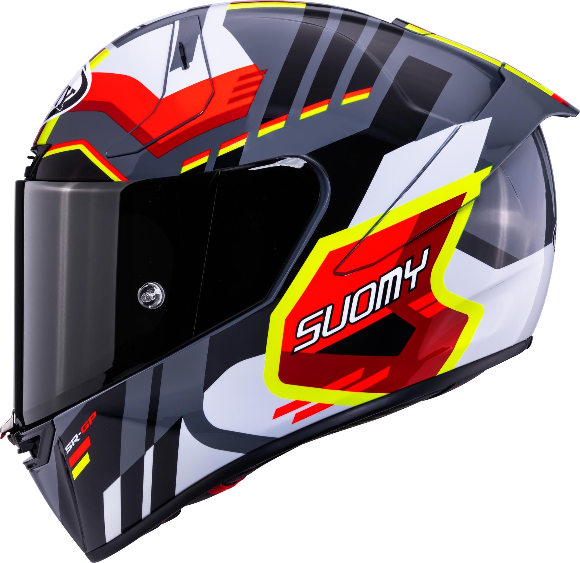 Suomy Motorradhelm SR-GP Evo Infrared Helm, atmungsaktiv,Notfallsystem-Polsterung (EQRS),Pinlockscheibe entha