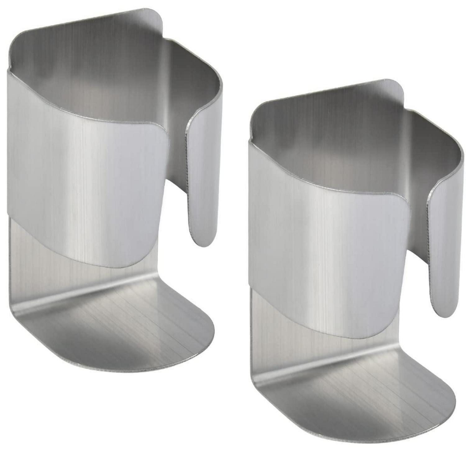 LuxusKollektion Zahnbürstenhalter 2er Pack Wandhalterung Zahnbürste Edelstahl