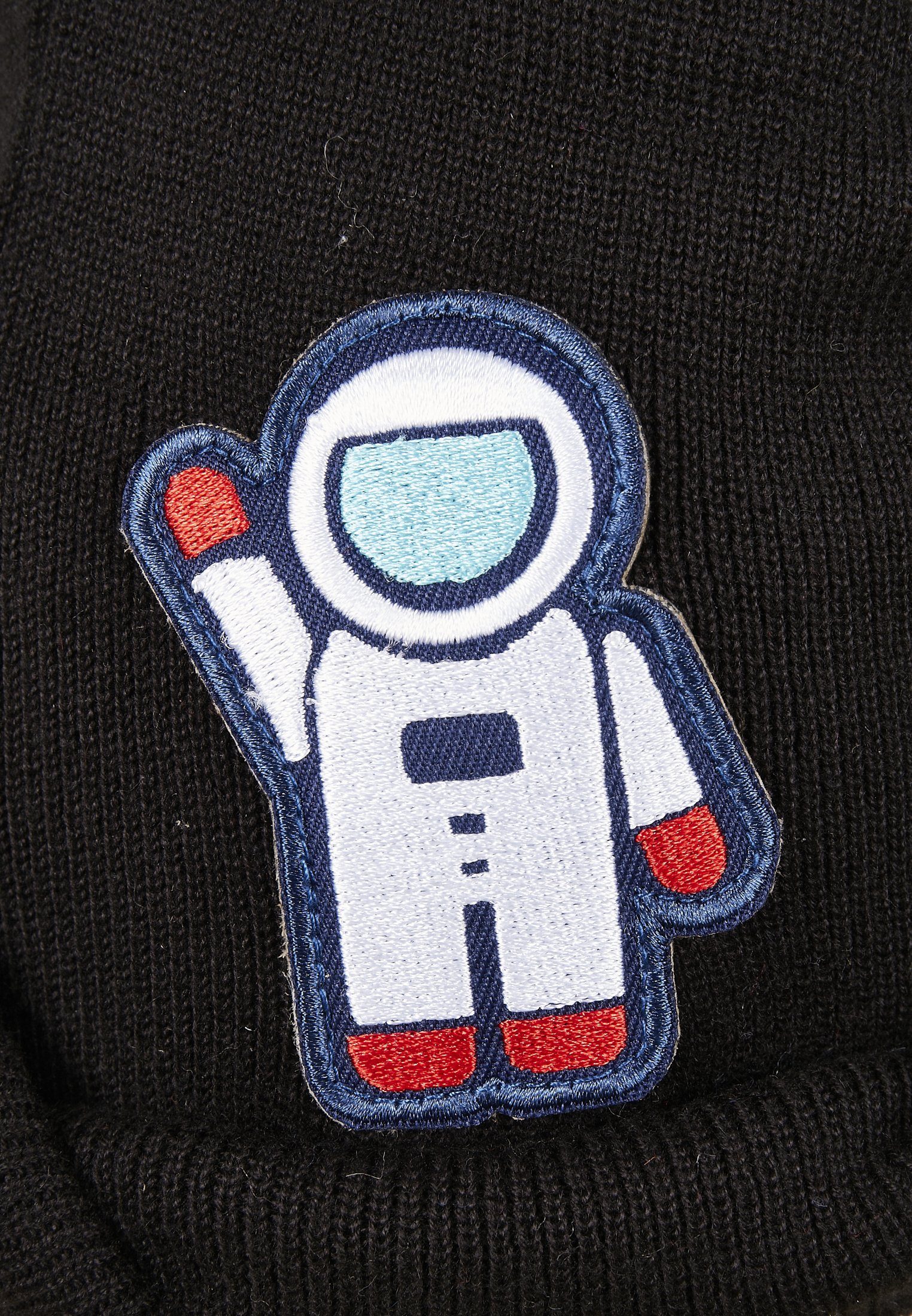 Beanie black Embroidery (1-St) NASA Accessoires MisterTee Beanie