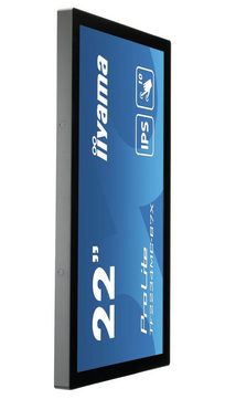 Iiyama 54.6cm (21,5) TF2234MC-B7X 16:9 M-Touch HDMI+DP IPS TFT-Monitor (1920 x 1080 px, Full HD, 8 ms Reaktionszeit, IPS, Touchscreen, Eingebautes Mikrofon, HDCP)