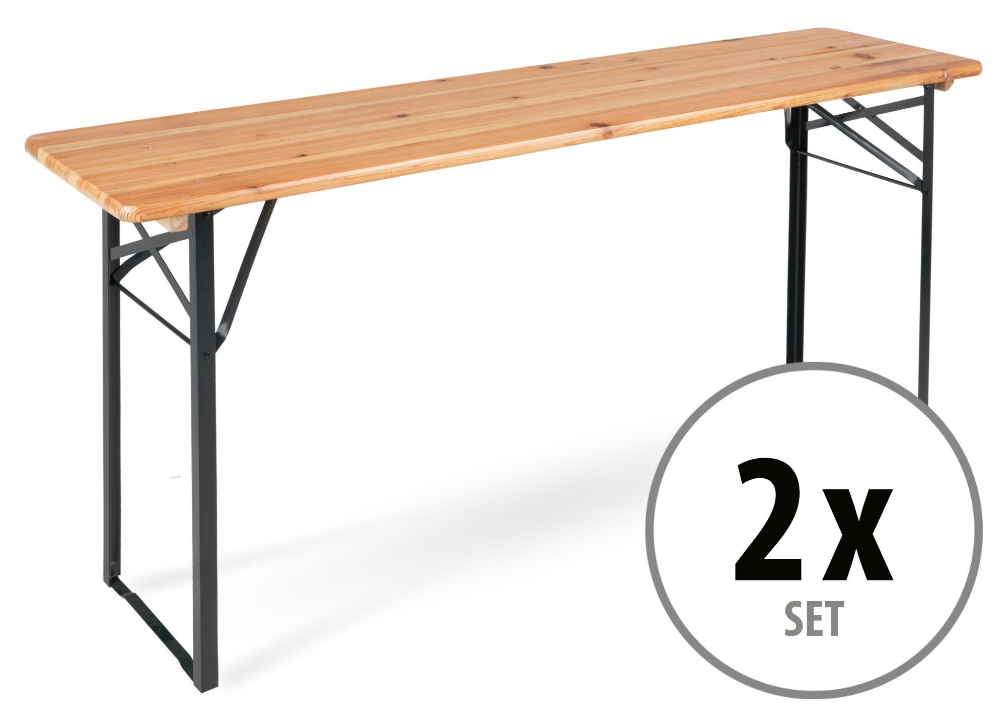 Stagecaptain Gartentisch "Hirschgarten" Bierzelttisch 177 cm günstig online kaufen