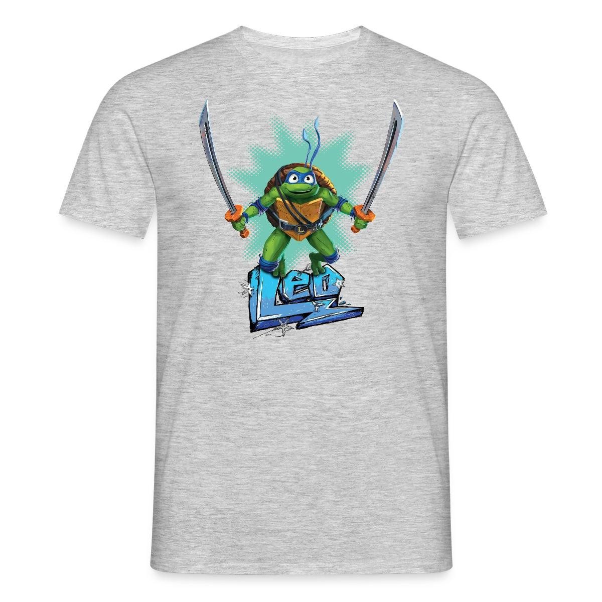 T-Shirt TMNT Mutant Mayhem Turtle Leo Männer T-Shirt