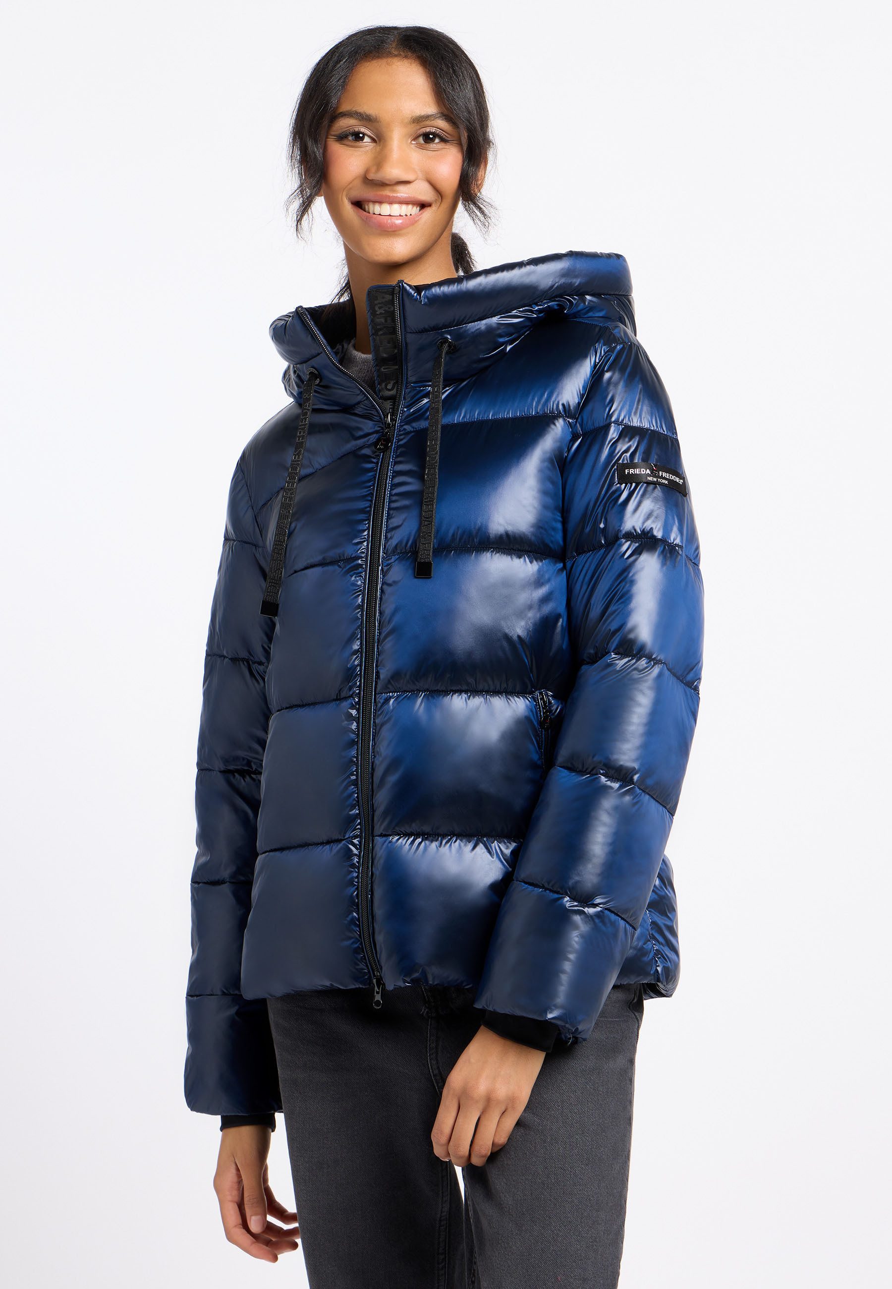 Frieda & Freddies Winterjacke Frieda & Freddies Steppjacke mit Kapuze