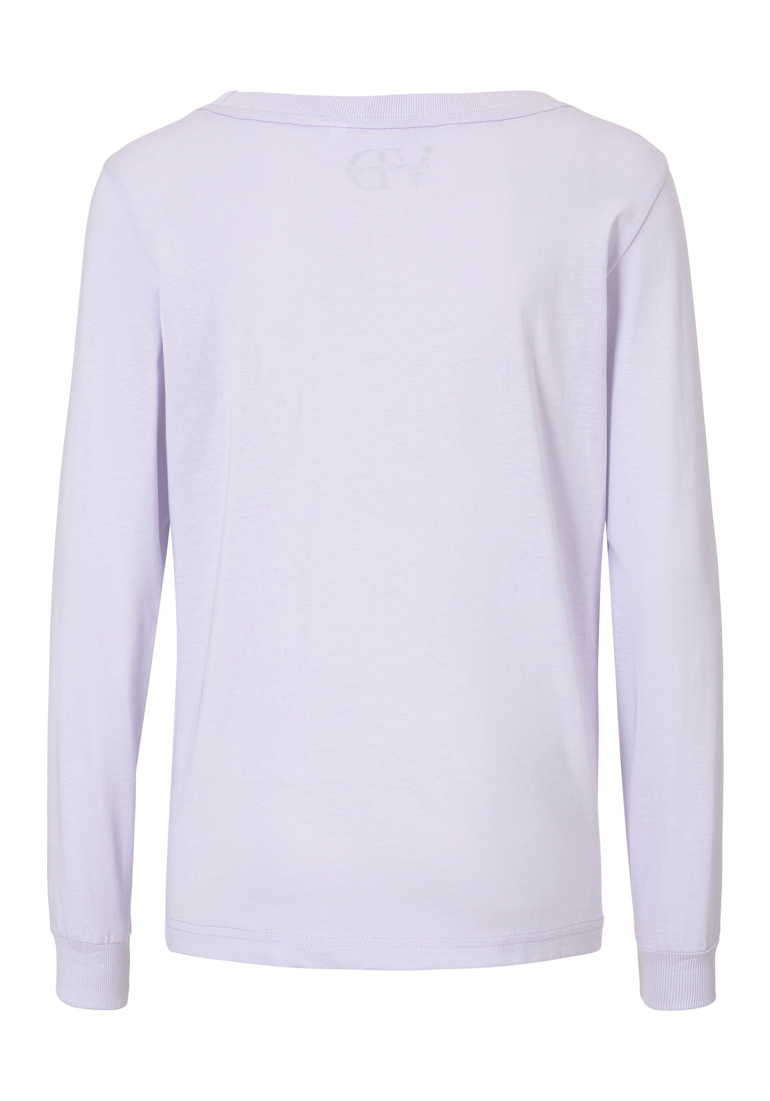 Vivance Dreams by Lascana Pyjamaoberteil mit Rippbündchen – Bild 4 von 5