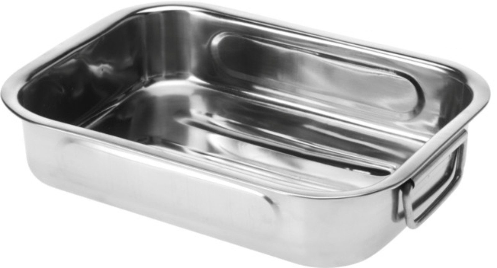 Koopman Auflaufform Bräter Edelstahl 3 Tlg. Set, Edelstahl, (3-St), 3tlg, Tragegriffe, Edelstahl, 3 Größen, Kochen – Bild 4 von 5