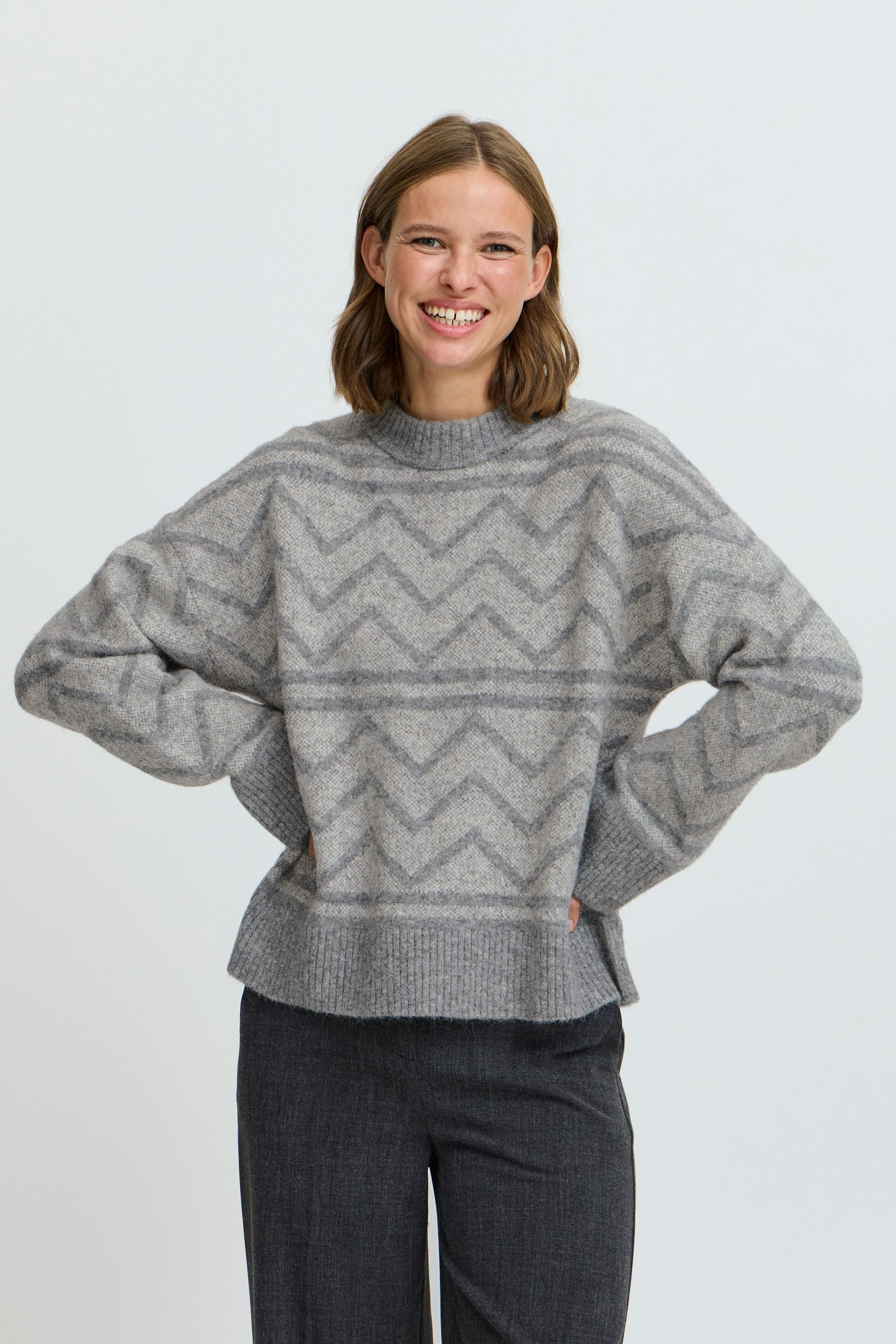 b.young Strickpullover Strickpullover