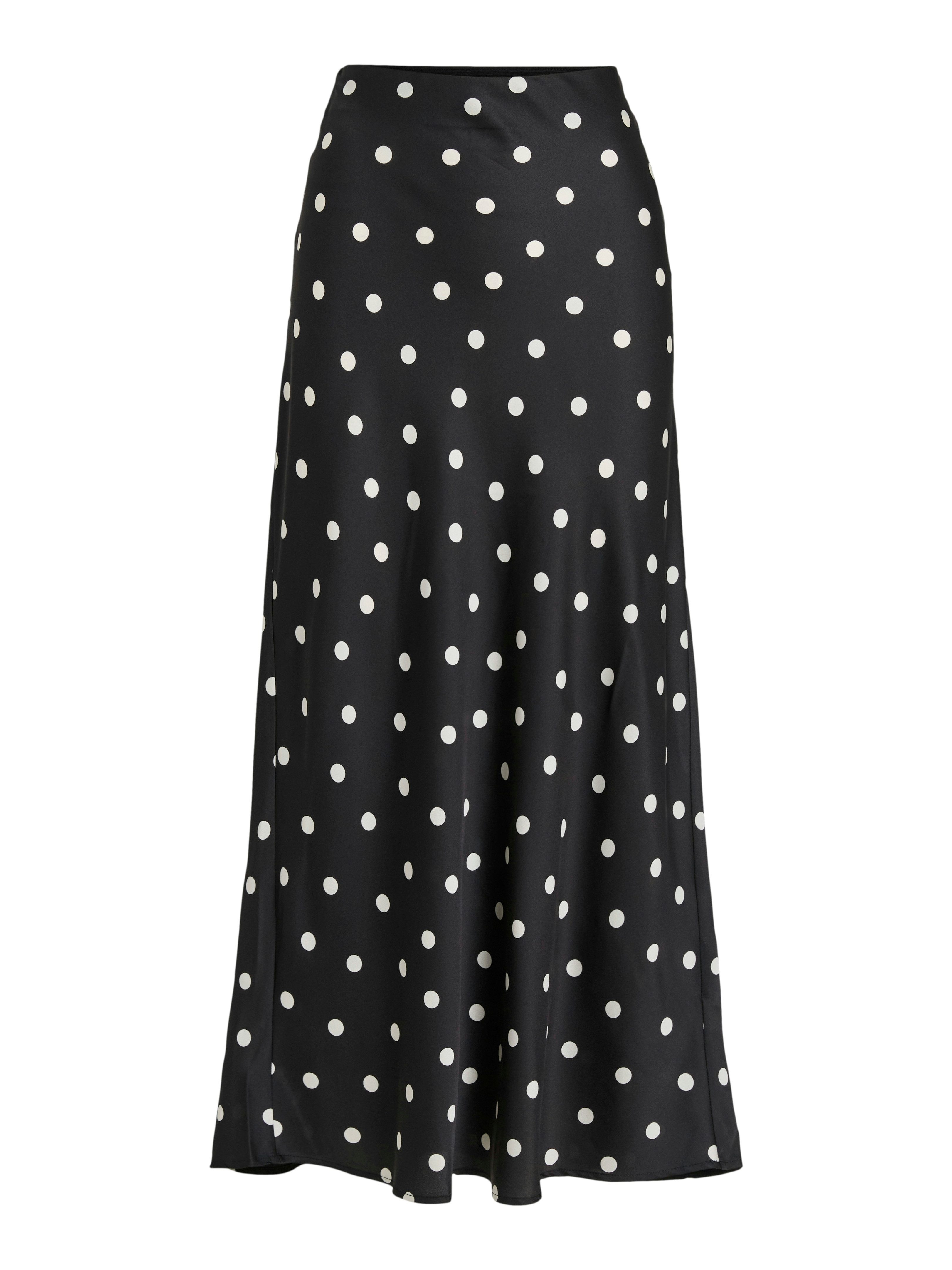 Black AOP:SNOW WHITE DOTS