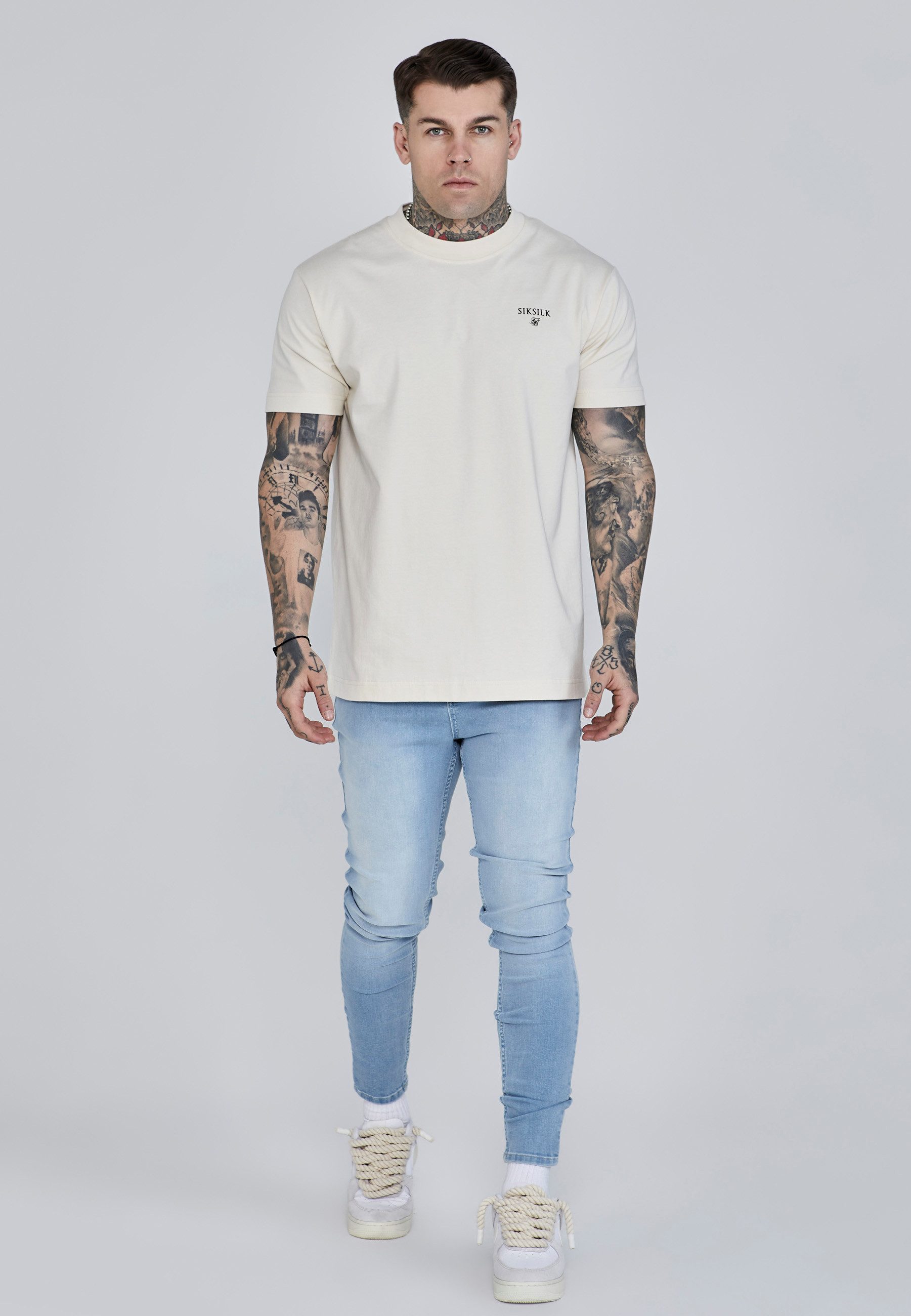 Siksilk Skinny-fit-Jeans SikSilk Herren Blaue Skinny Jeans günstig online kaufen